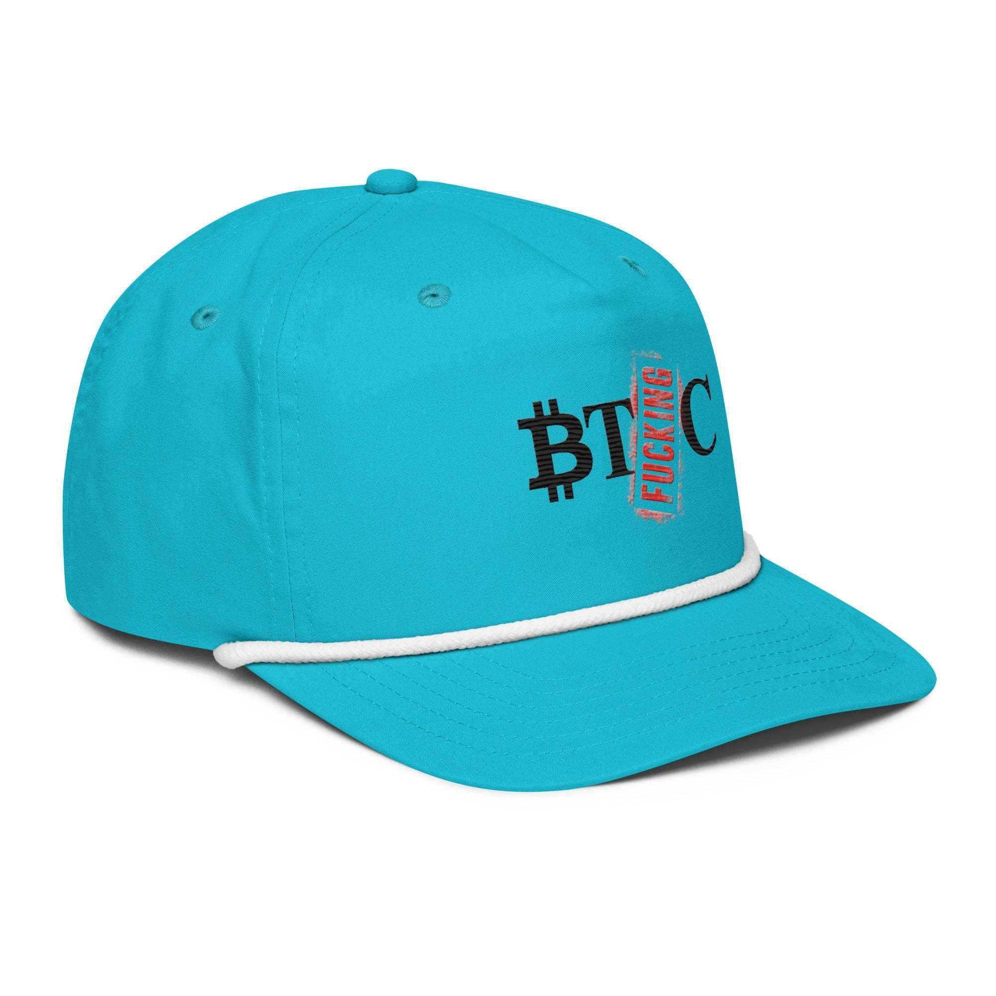 F_cking BTC Golf Rope Cap - InvestmenTees