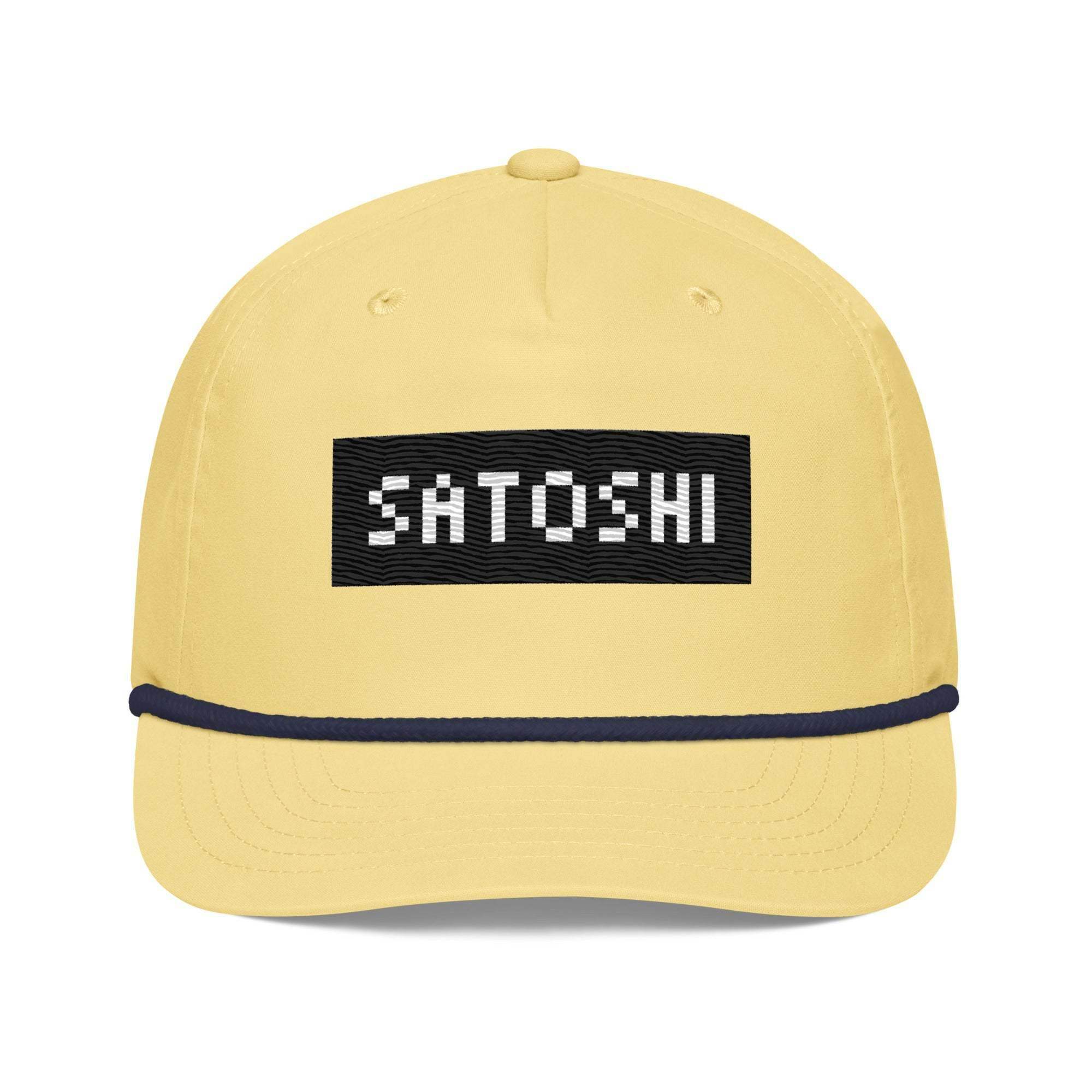 Satoshi Golf Rope Cap - InvestmenTees