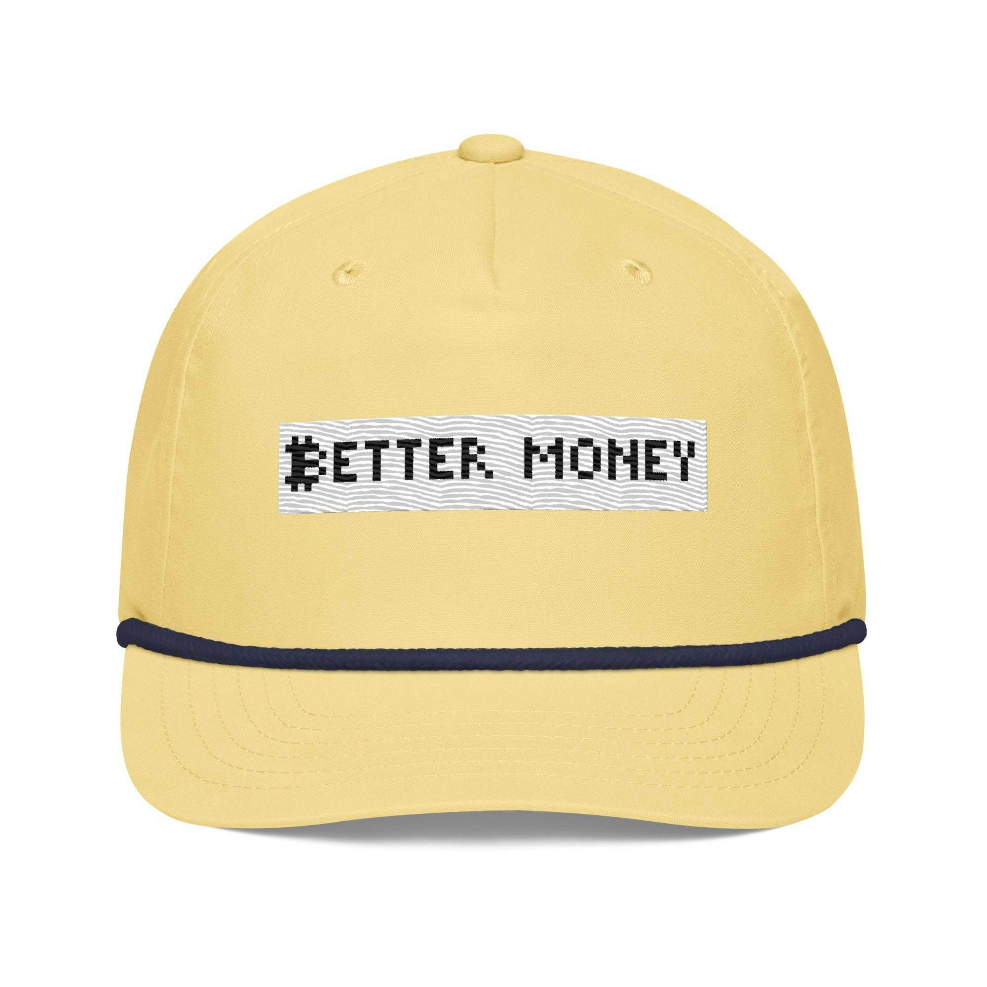 Better Money Golf Rope Cap - InvestmenTees
