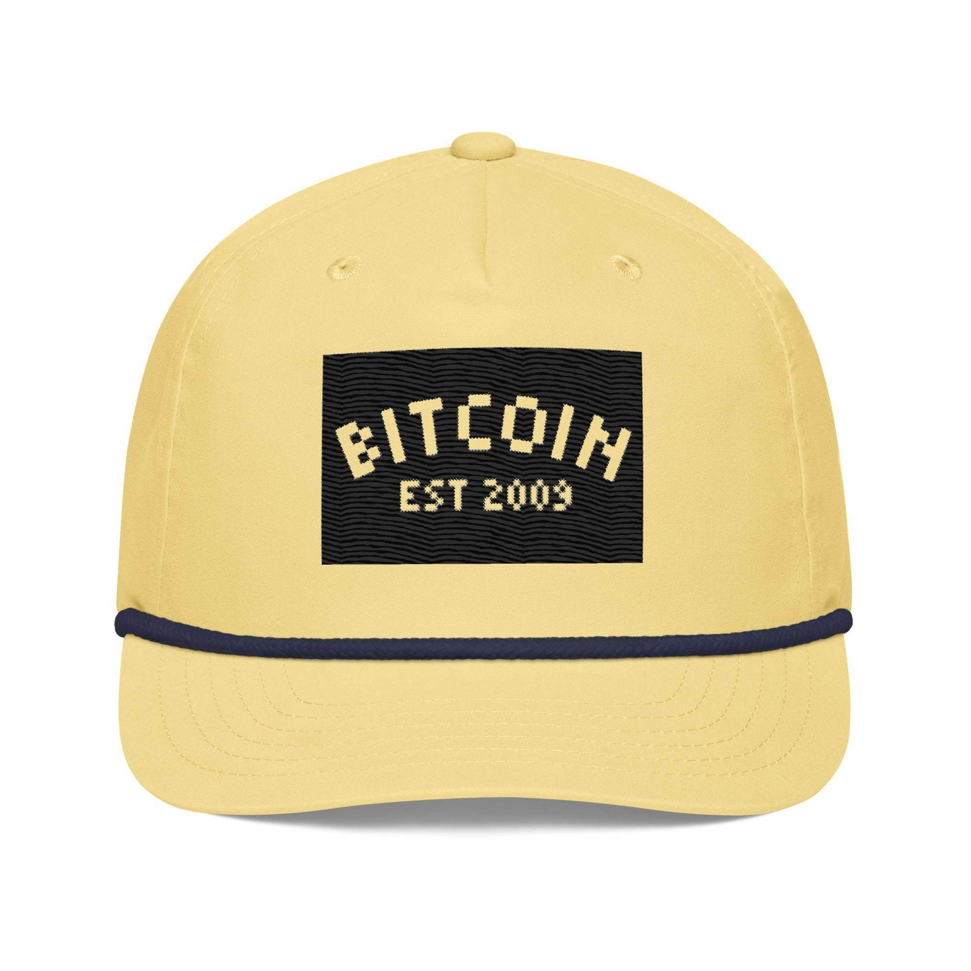 Bitcoin Est. 2009 Golf Rope Cap - InvestmenTees
