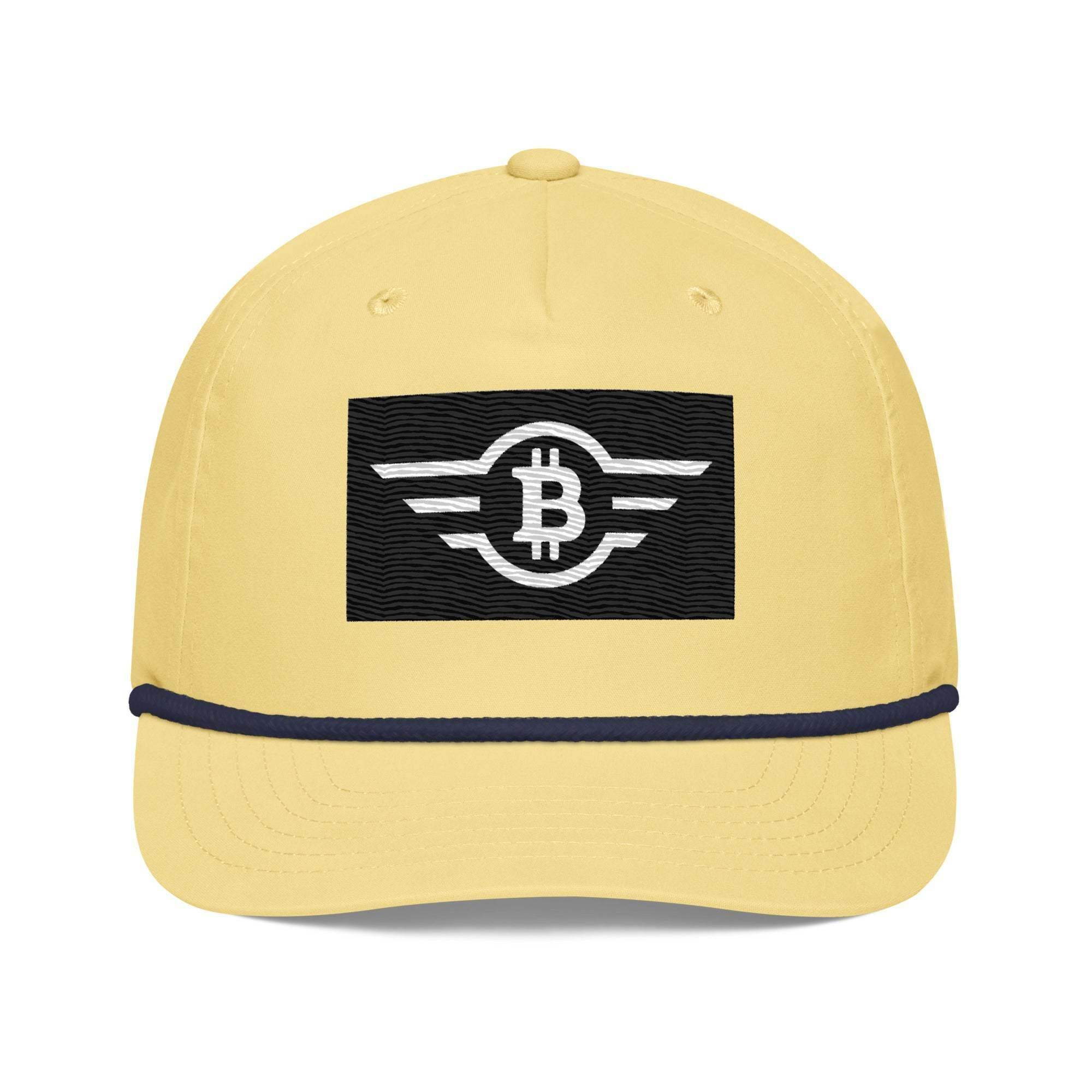 Bitcoin Aviation Golf Rope Cap - InvestmenTees
