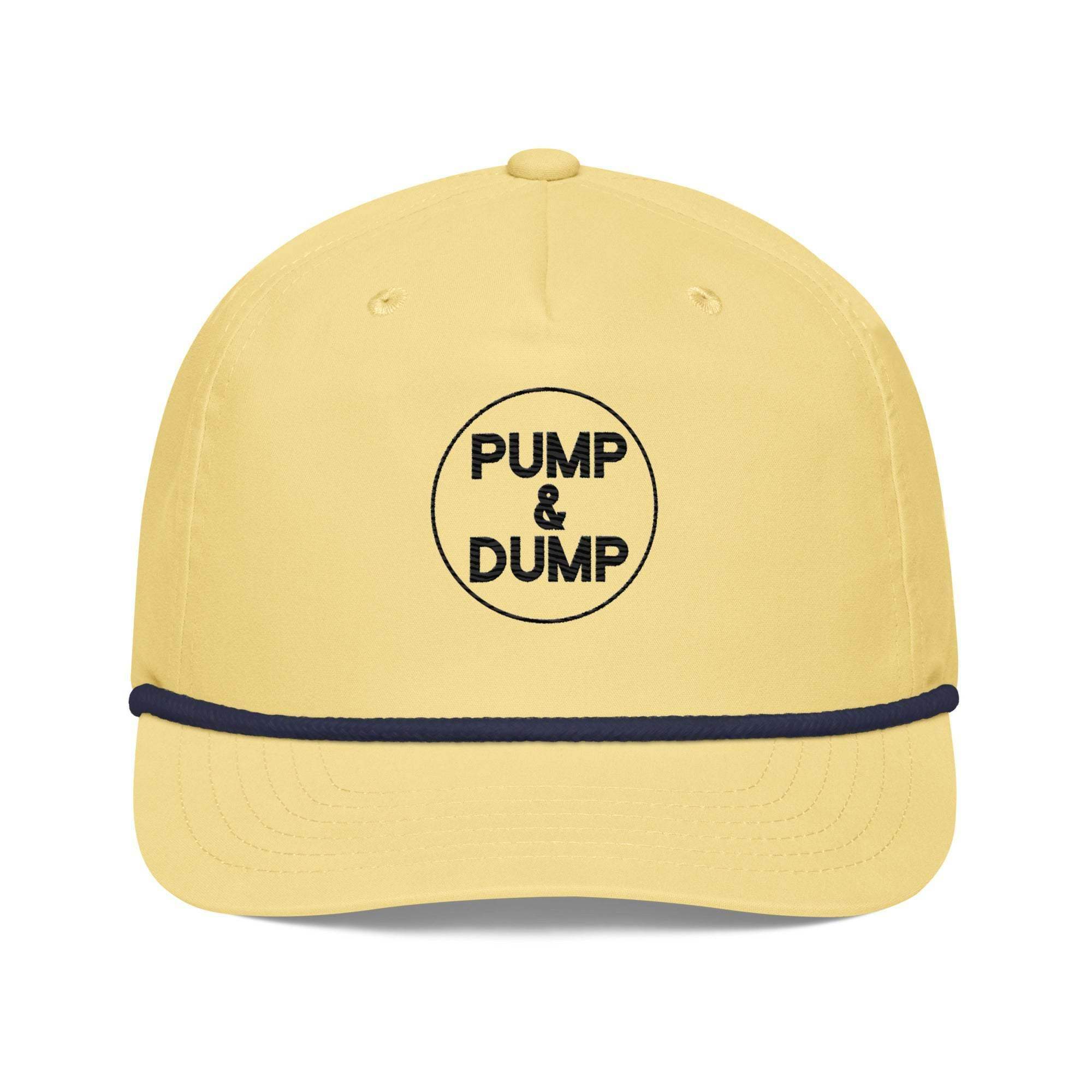 Pump & Dump Golf Rope Cap - InvestmenTees