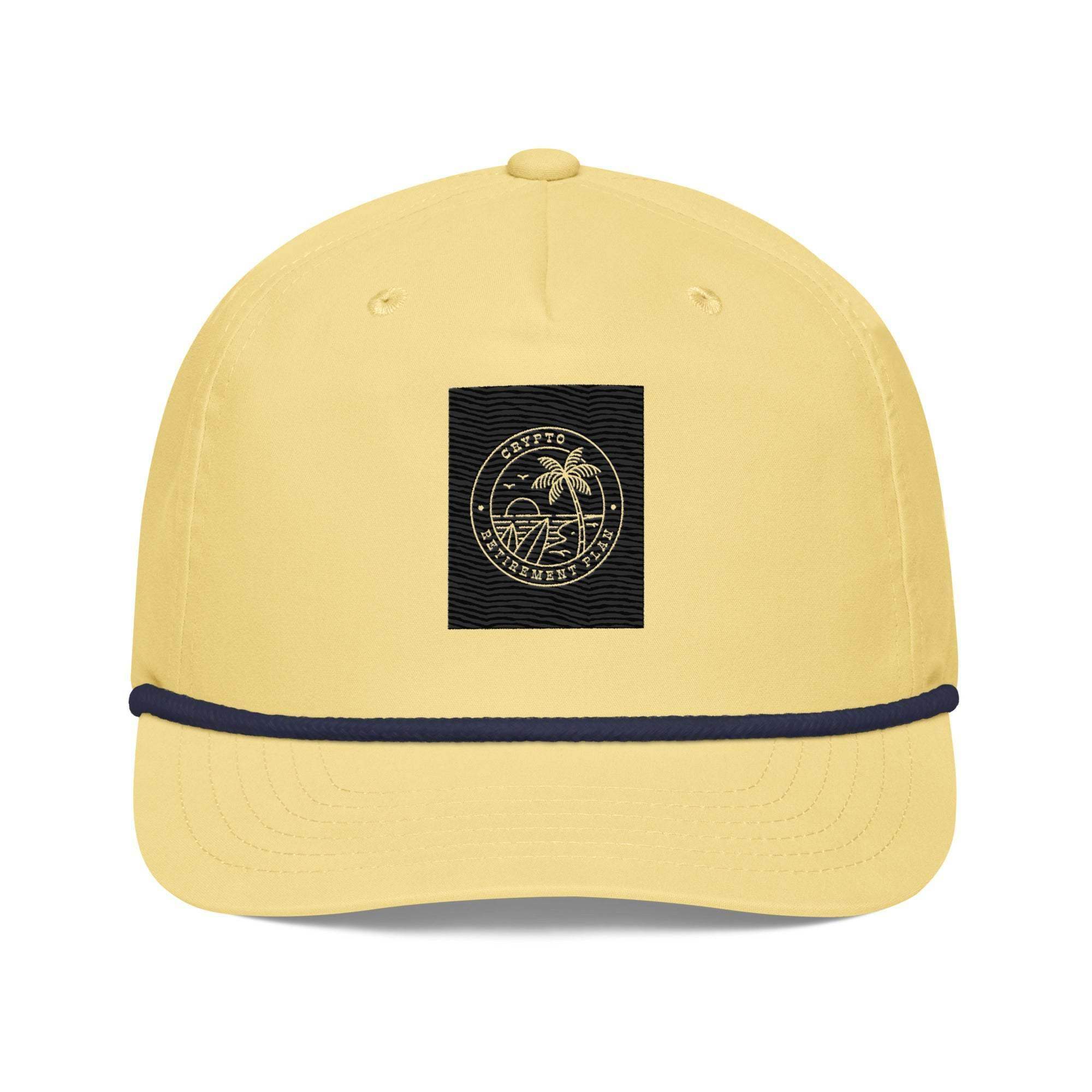 Crypto Retirement Plan Golf Rope Cap - InvestmenTees