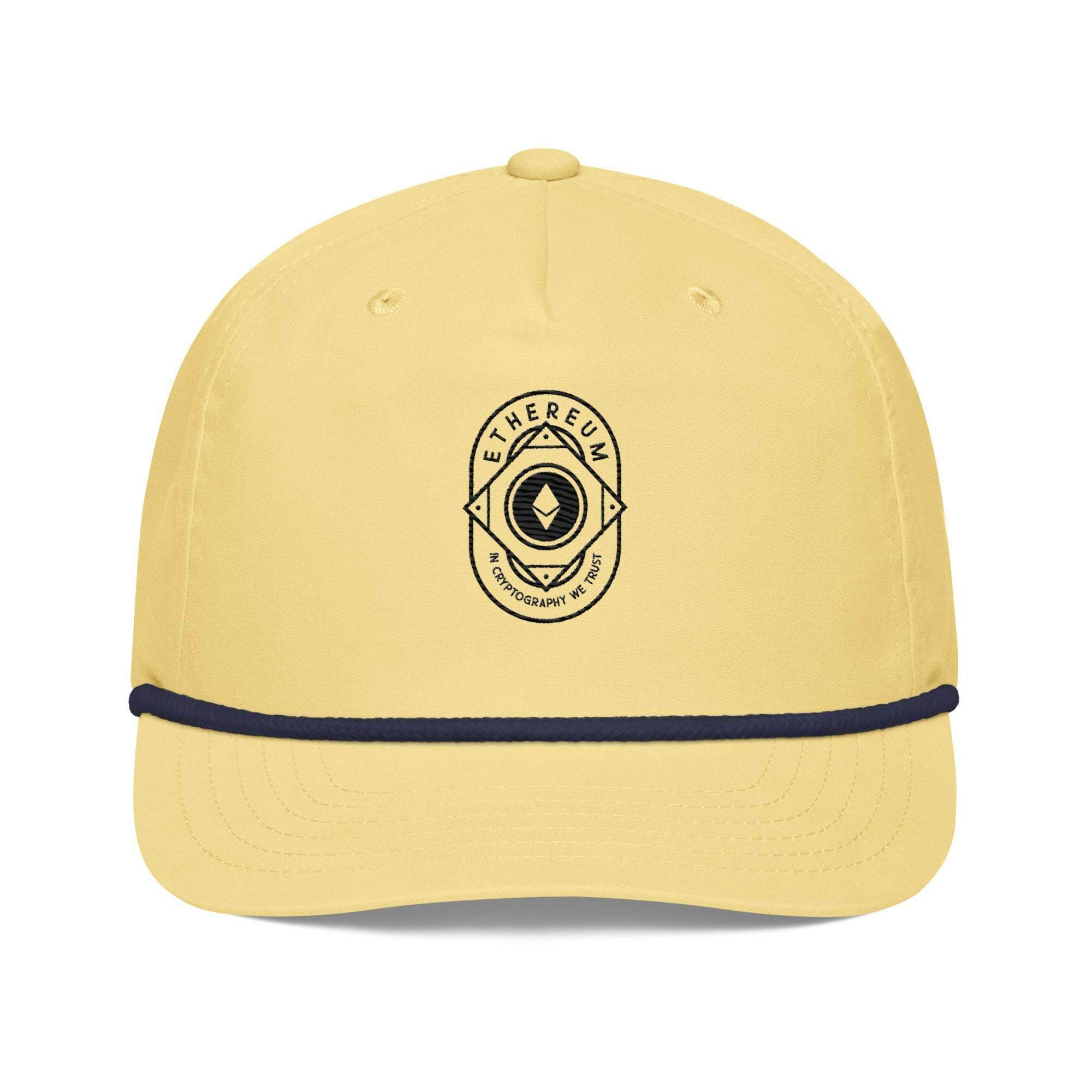 Ethereum We Trust Golf Rope Cap - InvestmenTees
