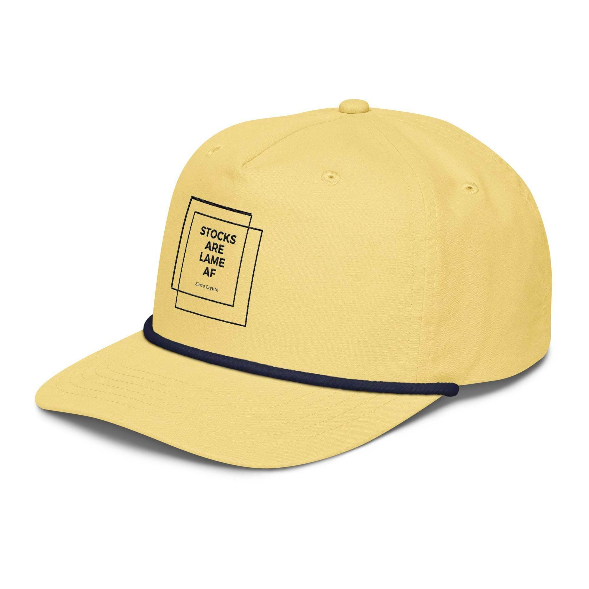 Stocks Are Lame Golf Rope Cap - InvestmenTees