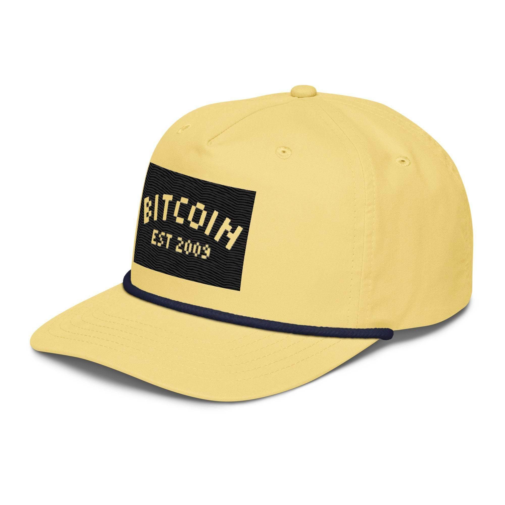 Bitcoin Est. 2009 Golf Rope Cap - InvestmenTees