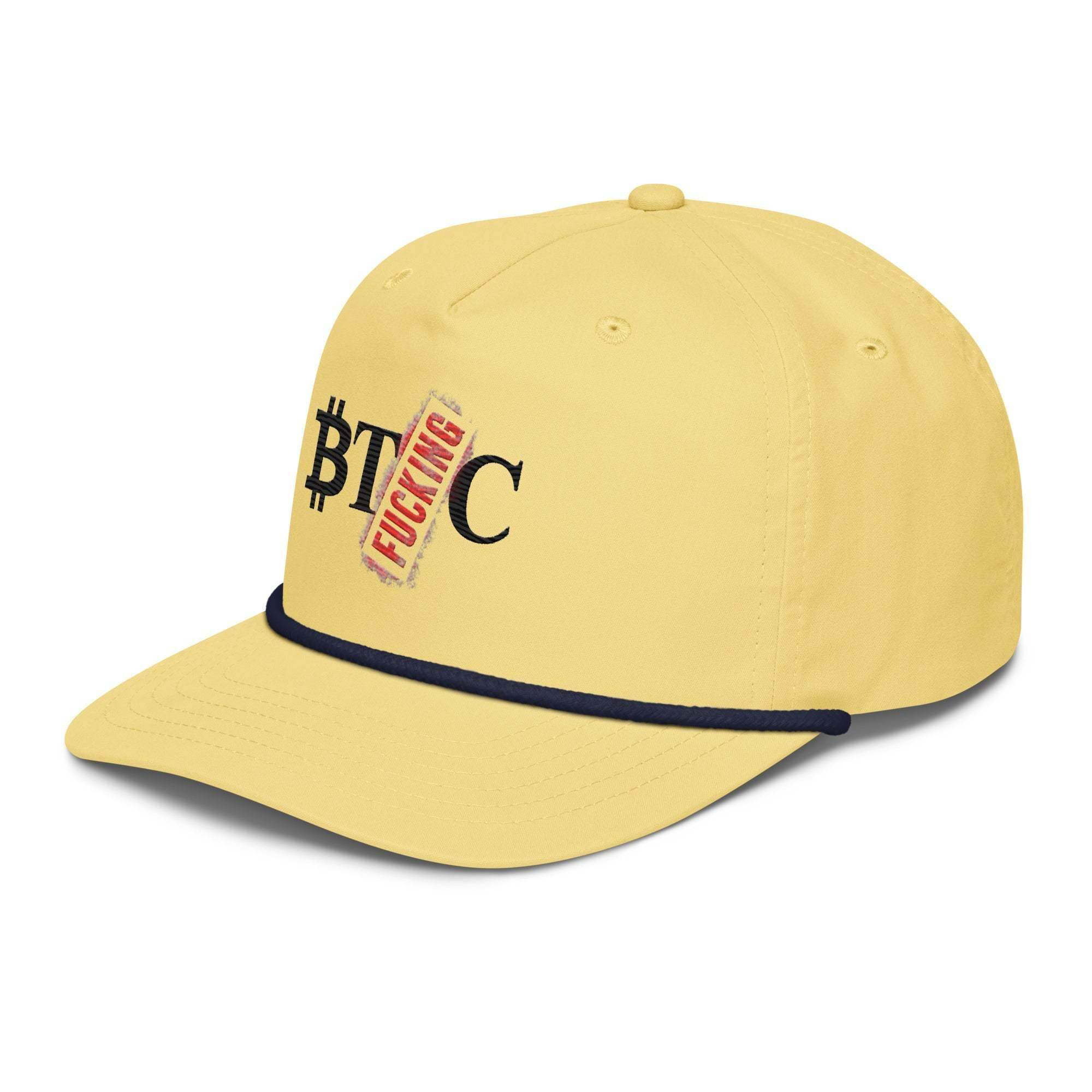 F_cking BTC Golf Rope Cap - InvestmenTees