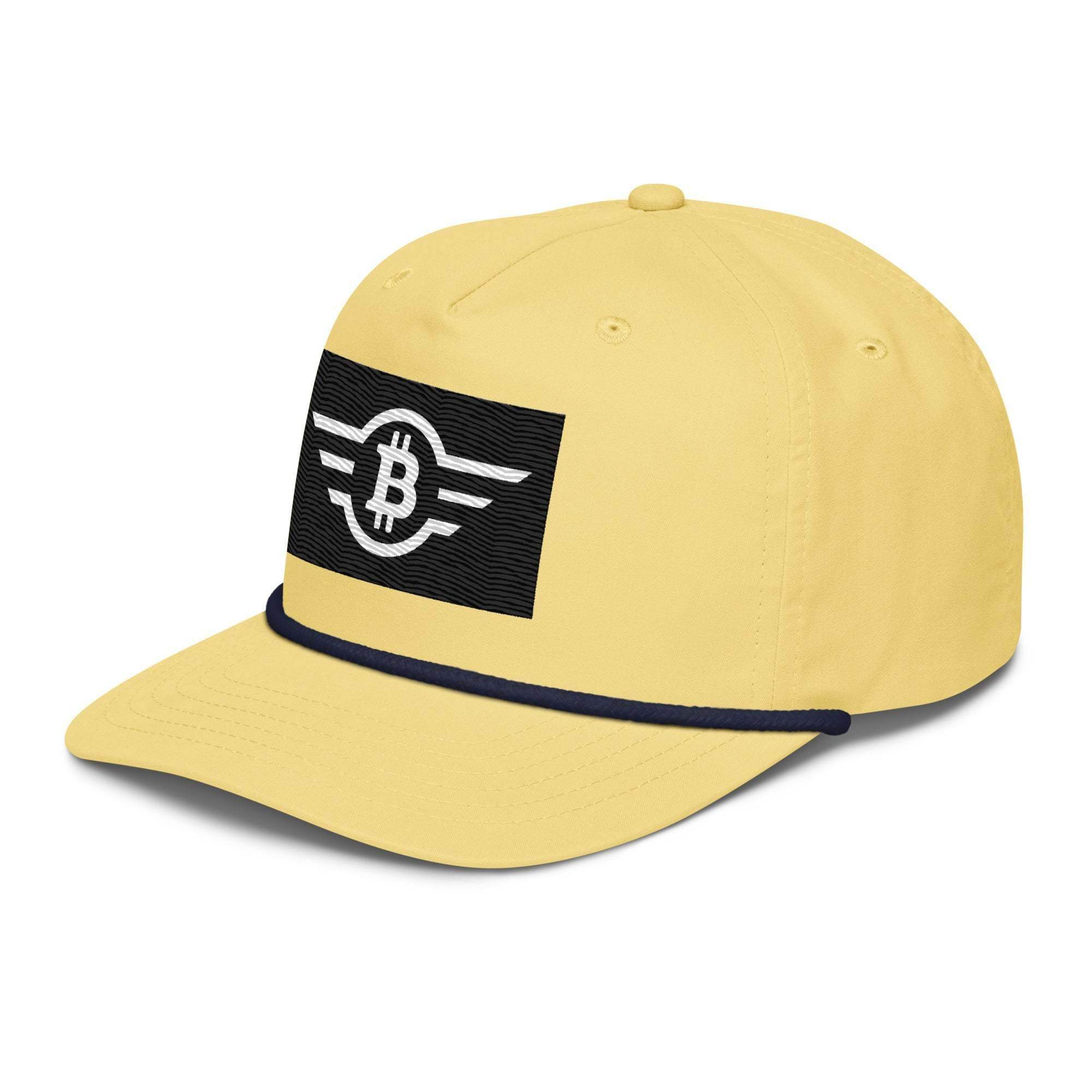 Bitcoin Aviation Golf Rope Cap - InvestmenTees