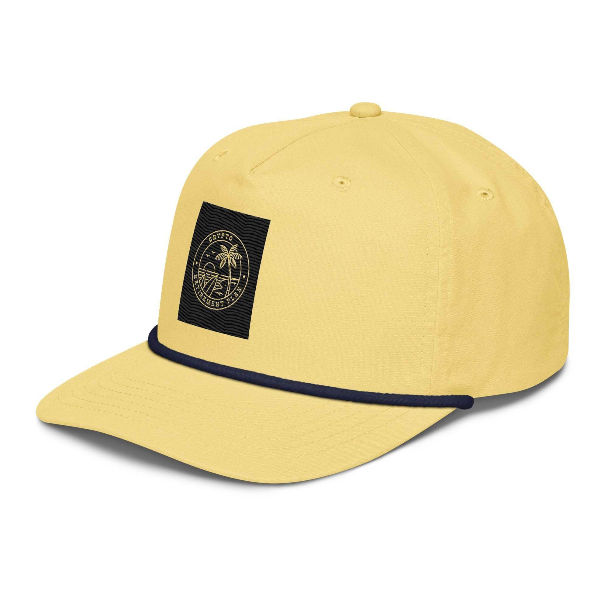 Crypto Retirement Plan Golf Rope Cap - InvestmenTees