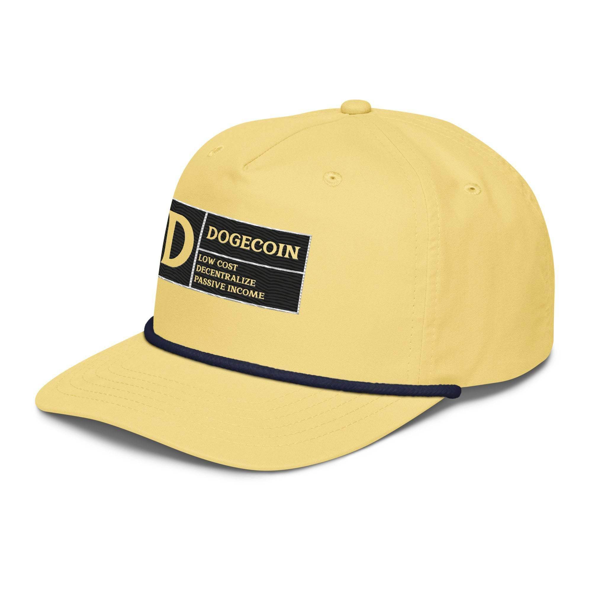 DogeCoin Label Golf Rope Cap - InvestmenTees