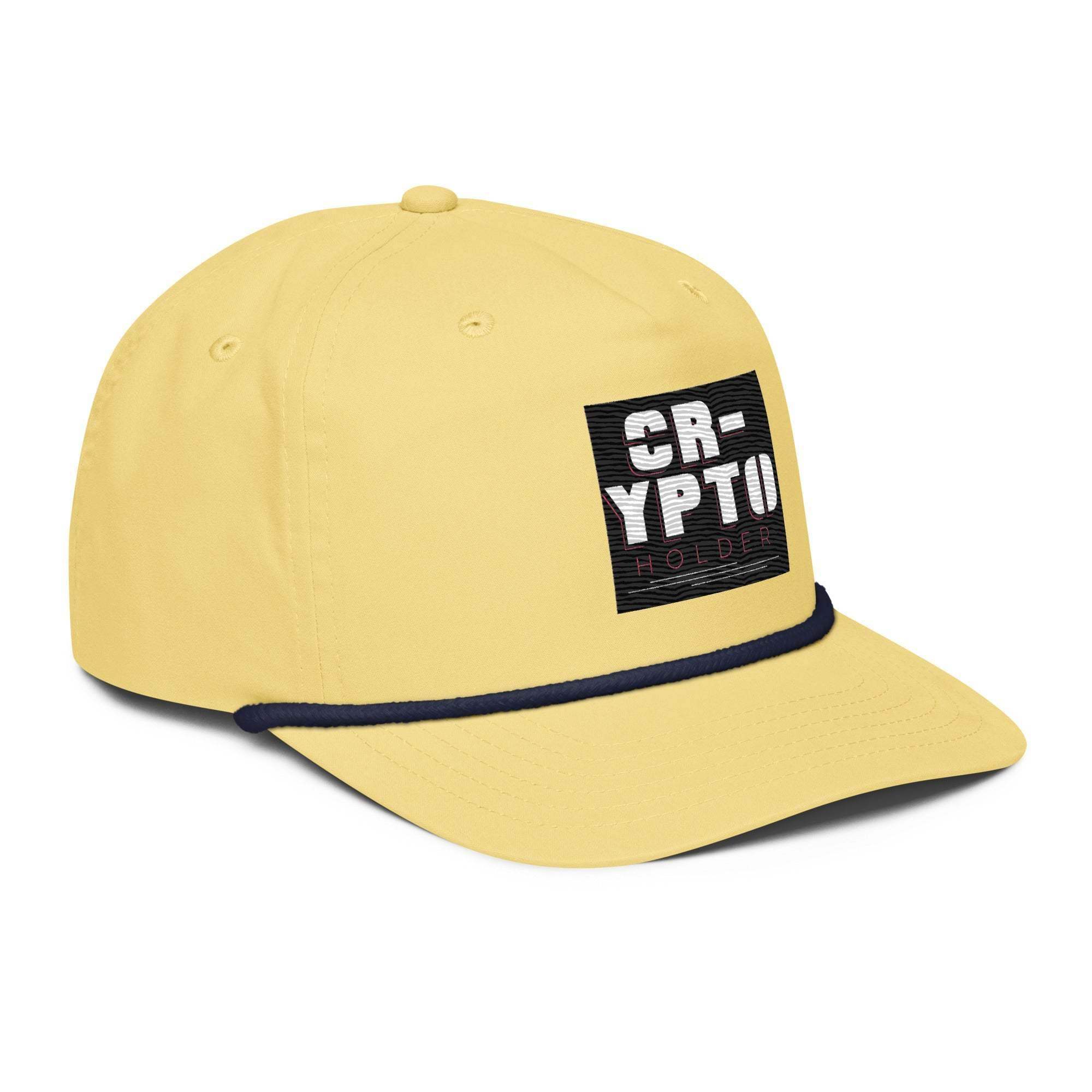 Crypto Holder Golf Rope Cap - InvestmenTees