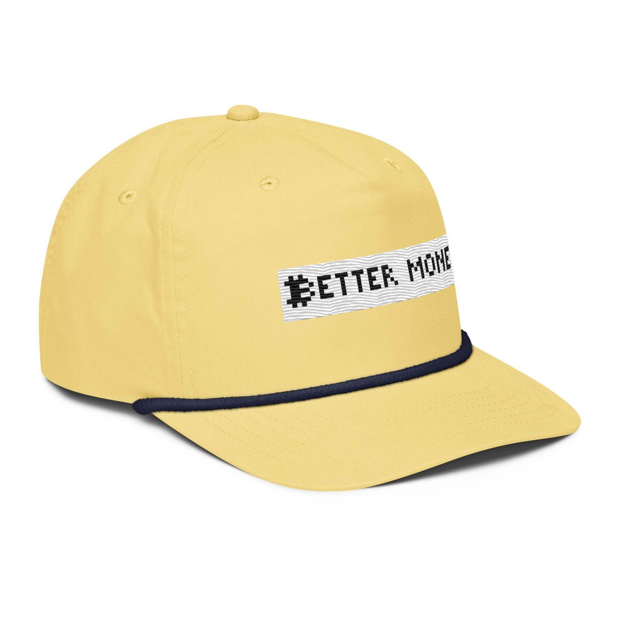 Better Money Golf Rope Cap - InvestmenTees