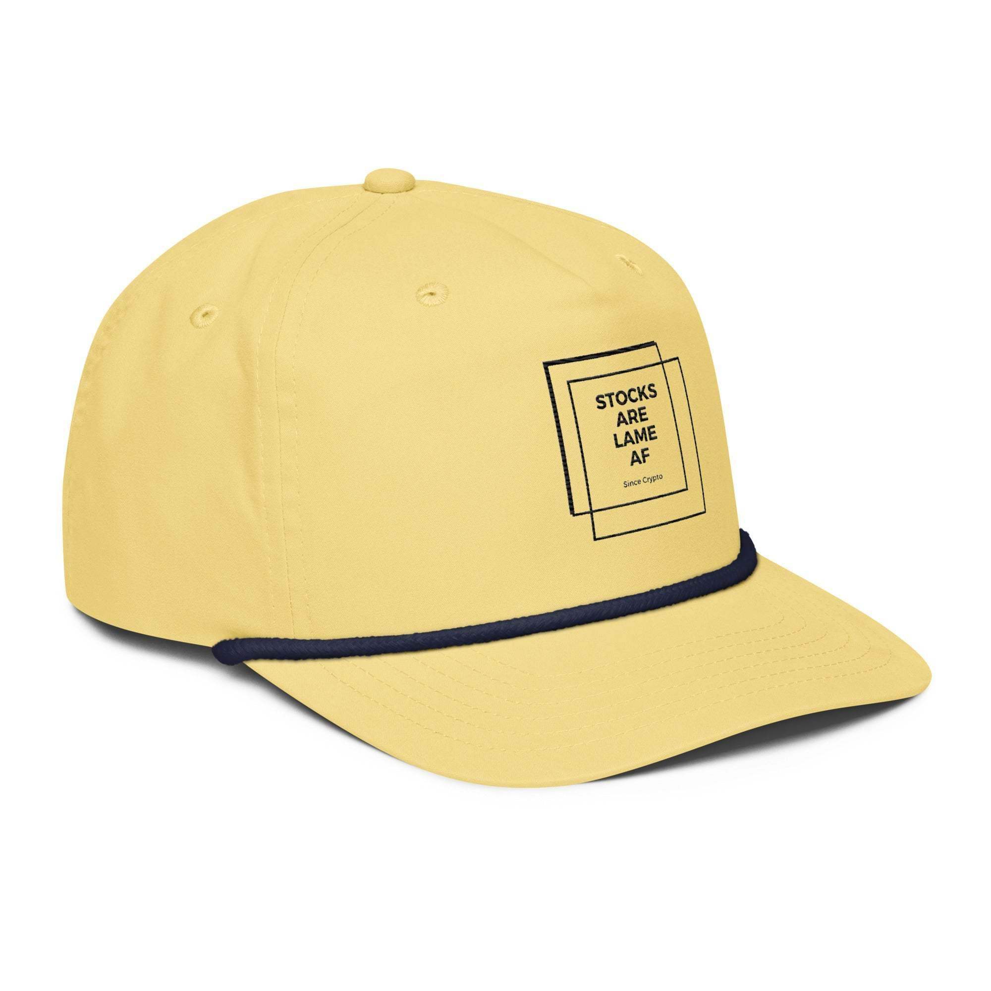 Stocks Are Lame Golf Rope Cap - InvestmenTees