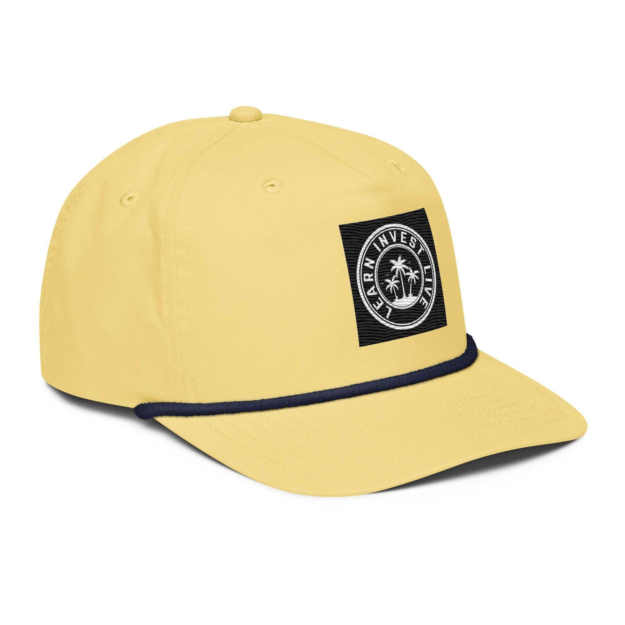 Learn | Invest | Live Golf Rope Cap - InvestmenTees