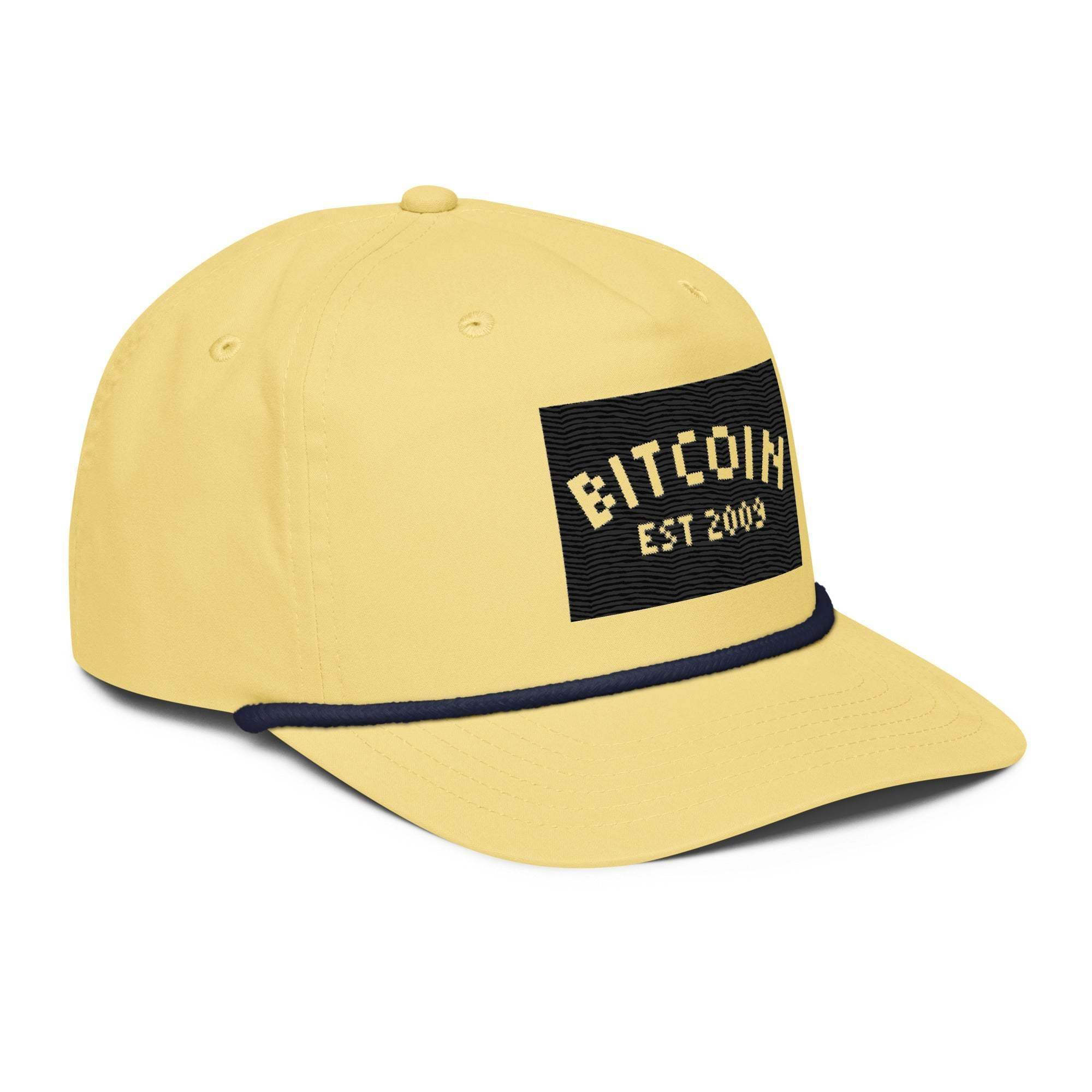 Bitcoin Est. 2009 Golf Rope Cap - InvestmenTees