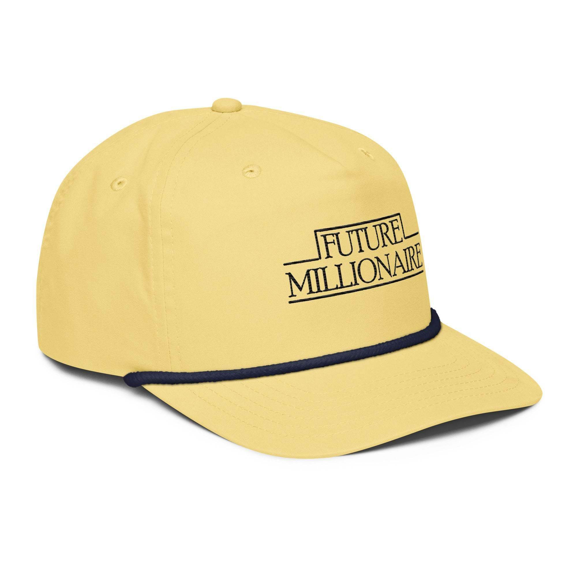 Future Millionaire Golf Rope Cap - InvestmenTees