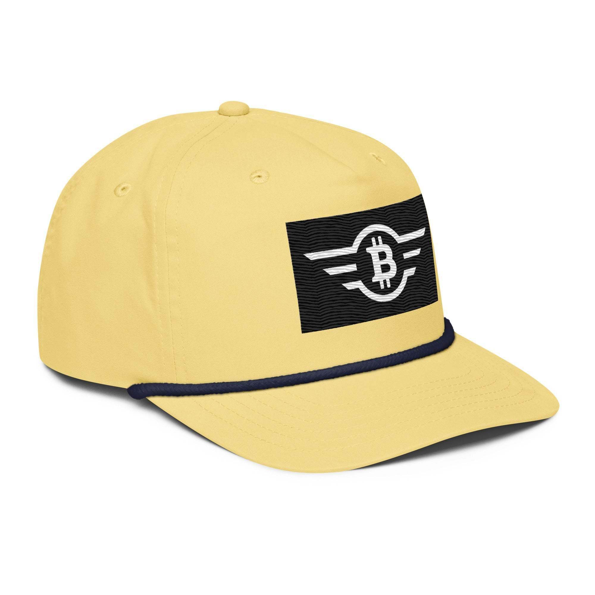 Bitcoin Aviation Golf Rope Cap - InvestmenTees