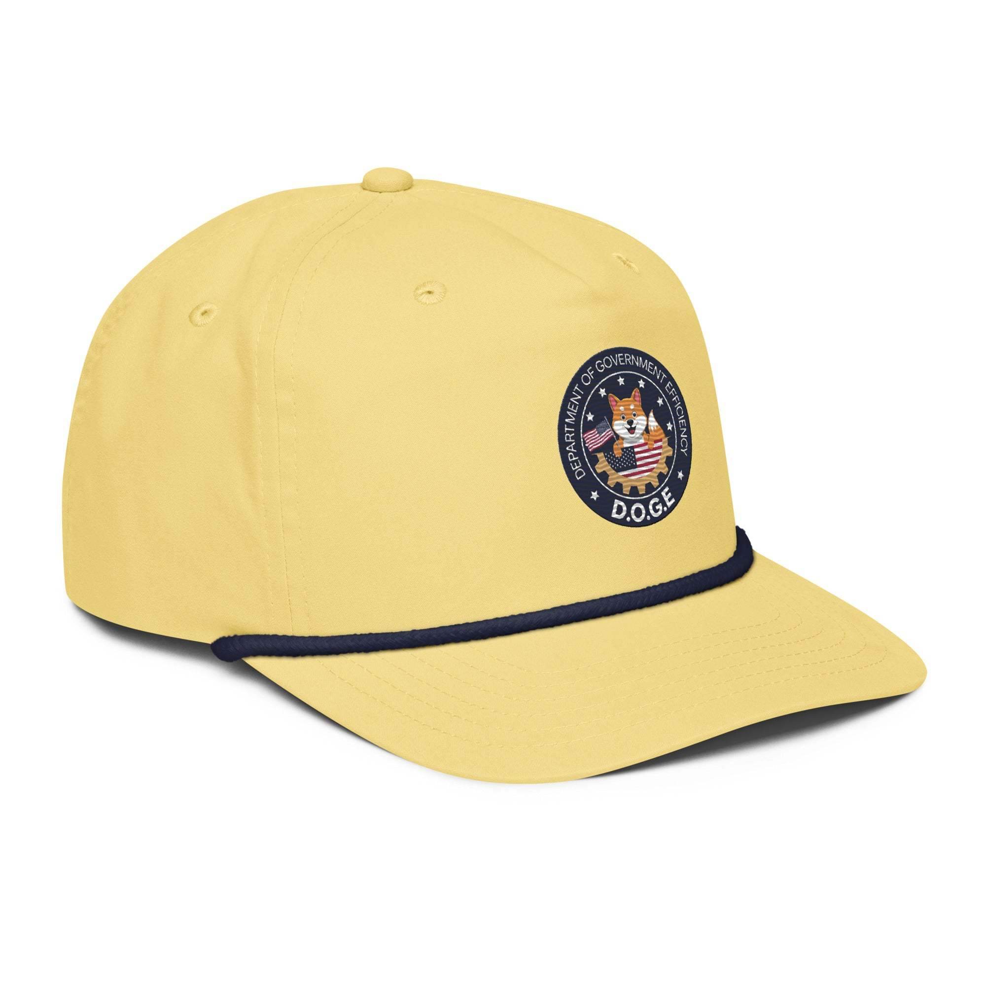 DOGE | Department of Efficiency Golf Rope Cap - InvestmenTees