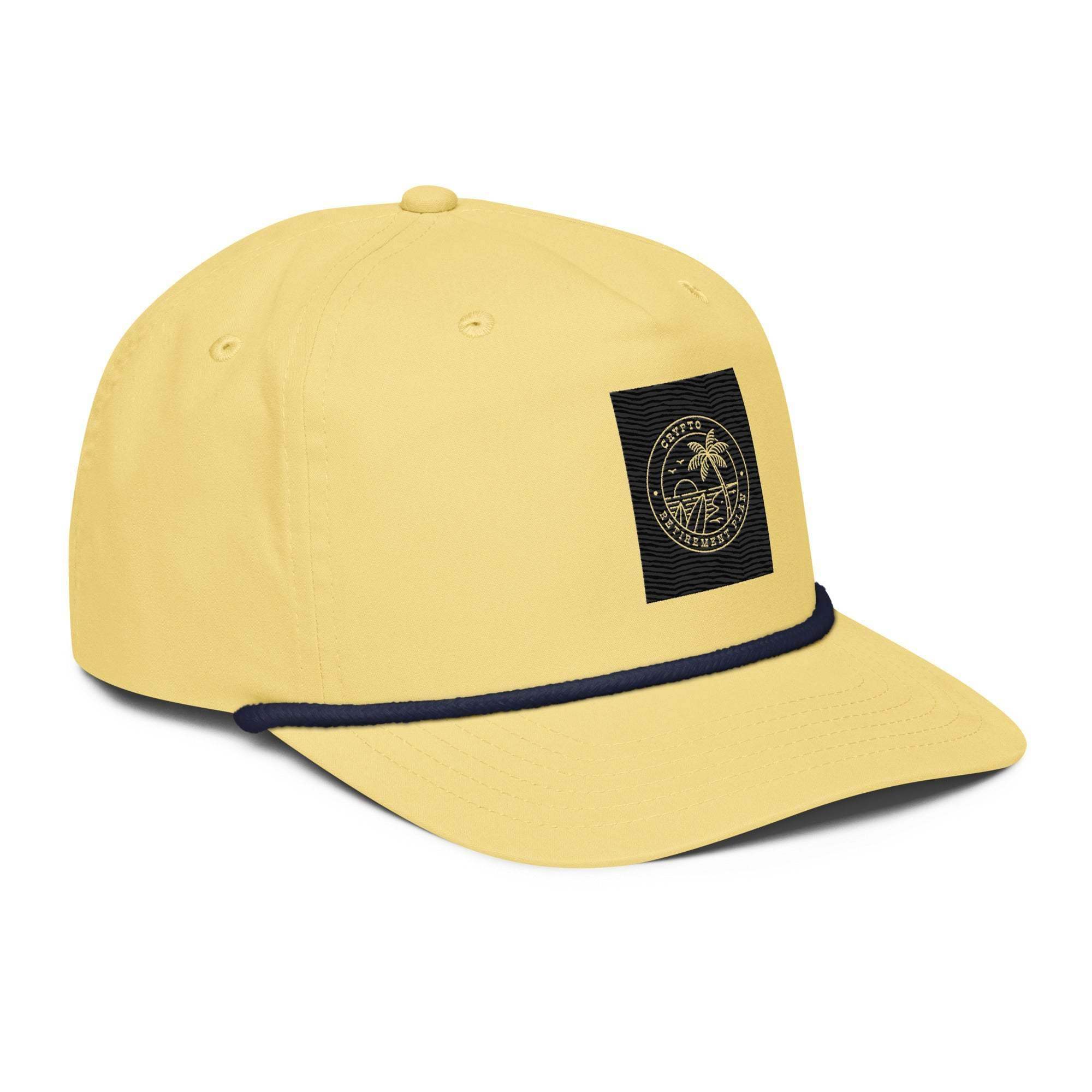 Crypto Retirement Plan Golf Rope Cap - InvestmenTees