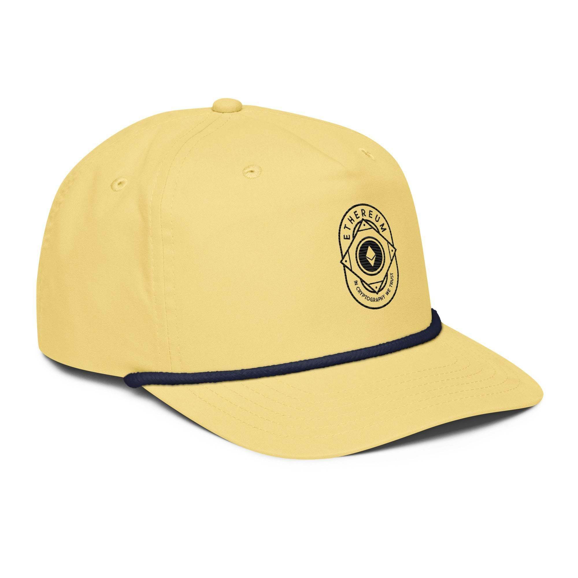 Ethereum We Trust Golf Rope Cap - InvestmenTees
