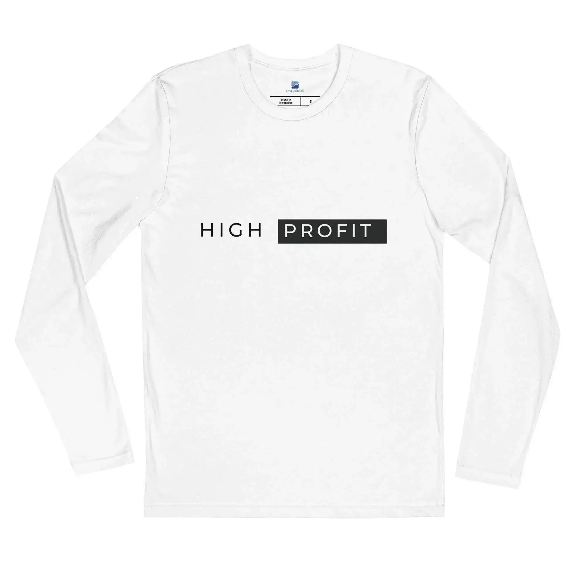 High Profit Long Sleeve T-Shirt - InvestmenTees