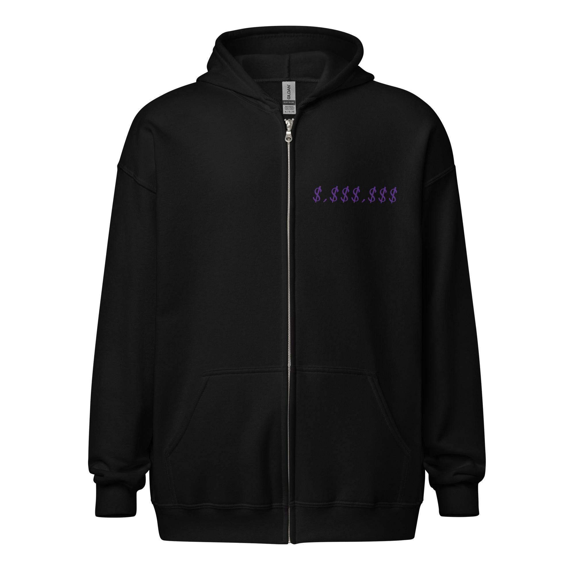 Hip & Bearish Zip Up Hoodie - InvestmenTees
