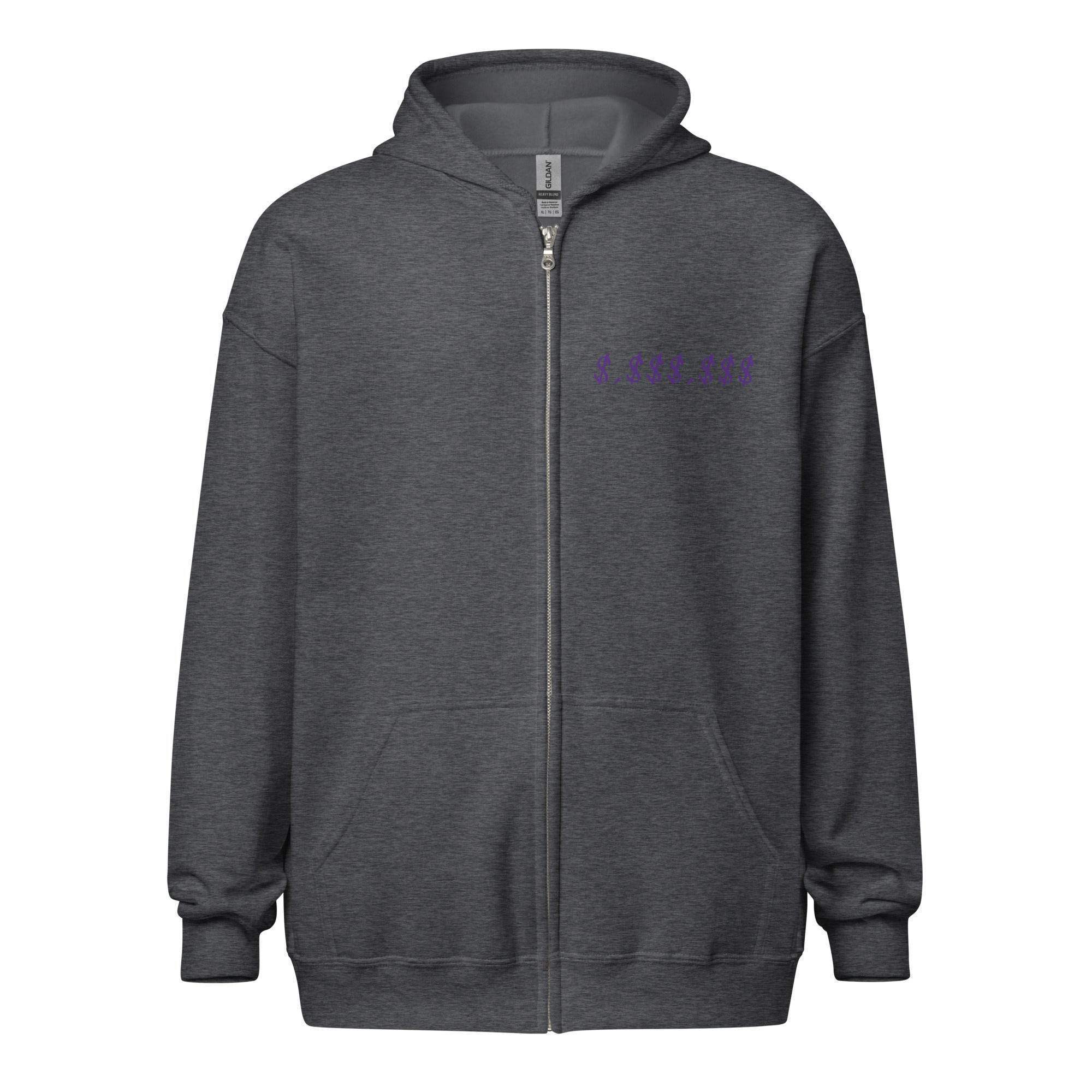 Hip & Bearish Zip Up Hoodie - InvestmenTees