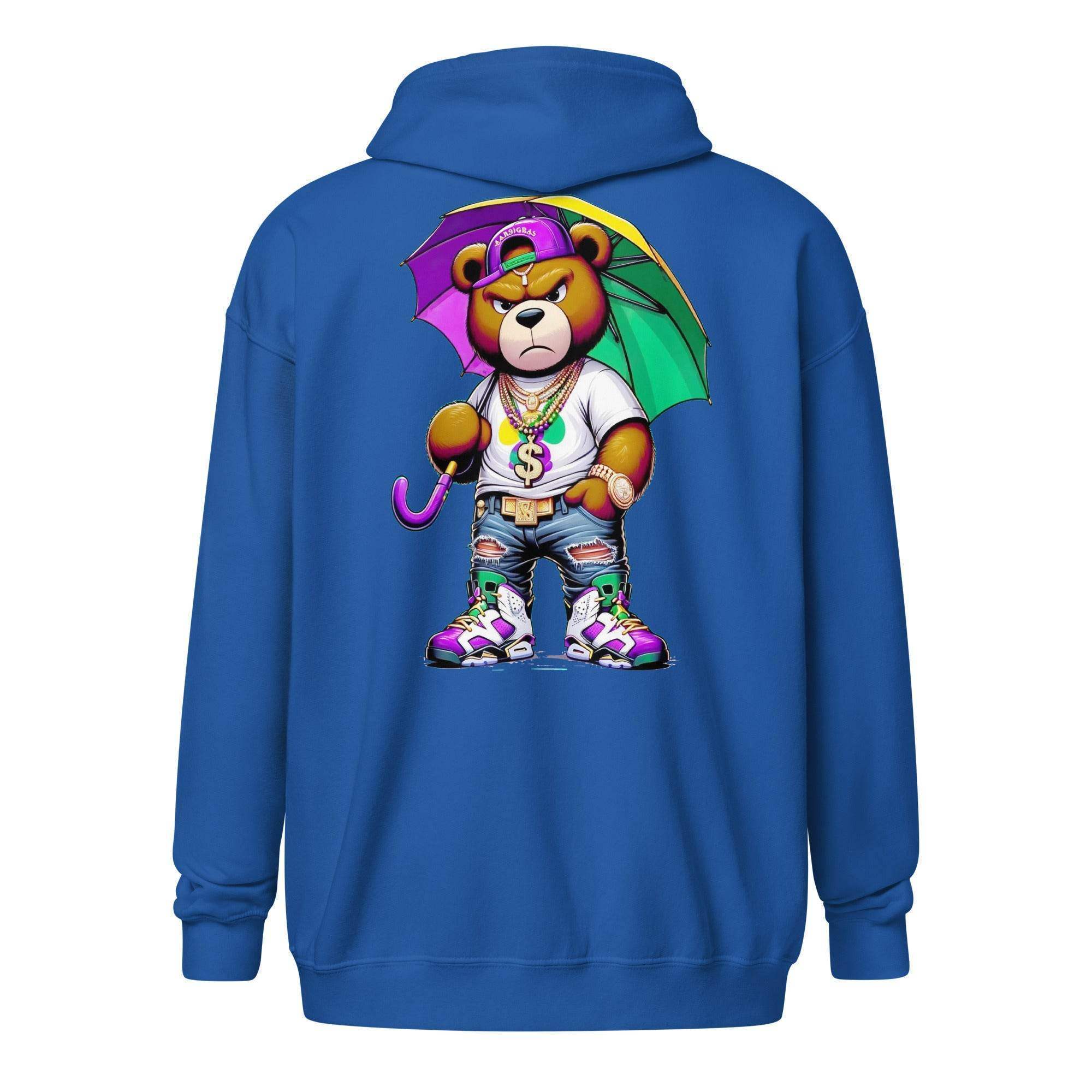 Hip & Bearish Zip Up Hoodie - InvestmenTees