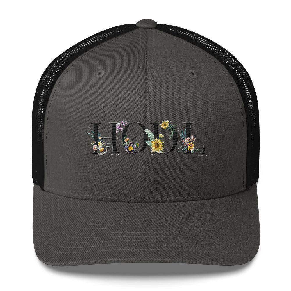 HODL Flowers Trucker Cap - InvestmenTees
