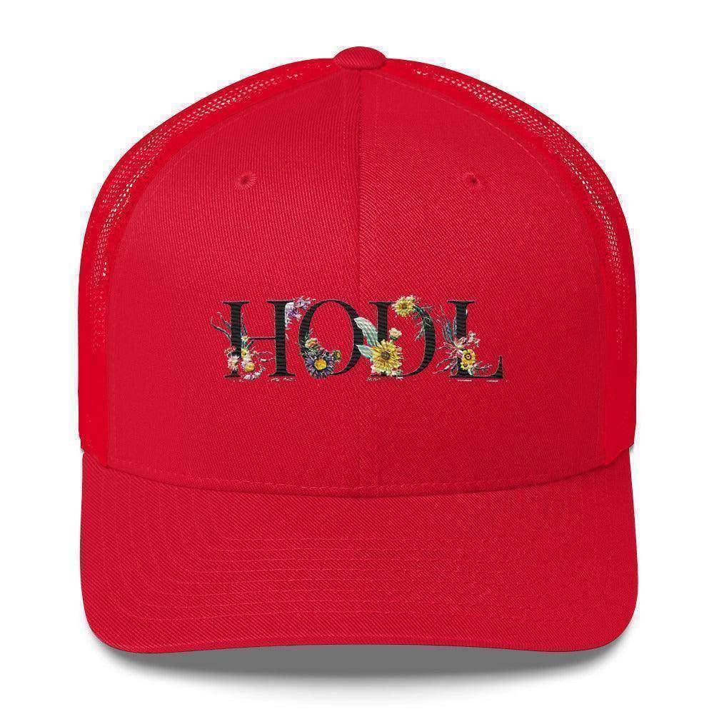 HODL Flowers Trucker Cap - InvestmenTees