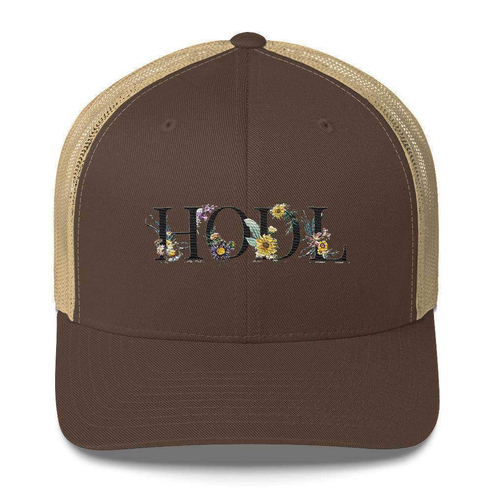 HODL Flowers Trucker Cap - InvestmenTees