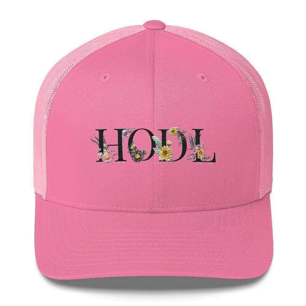 HODL Flowers Trucker Cap - InvestmenTees