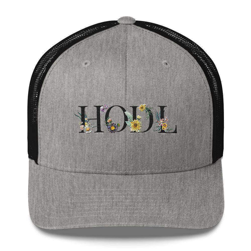 HODL Flowers Trucker Cap - InvestmenTees