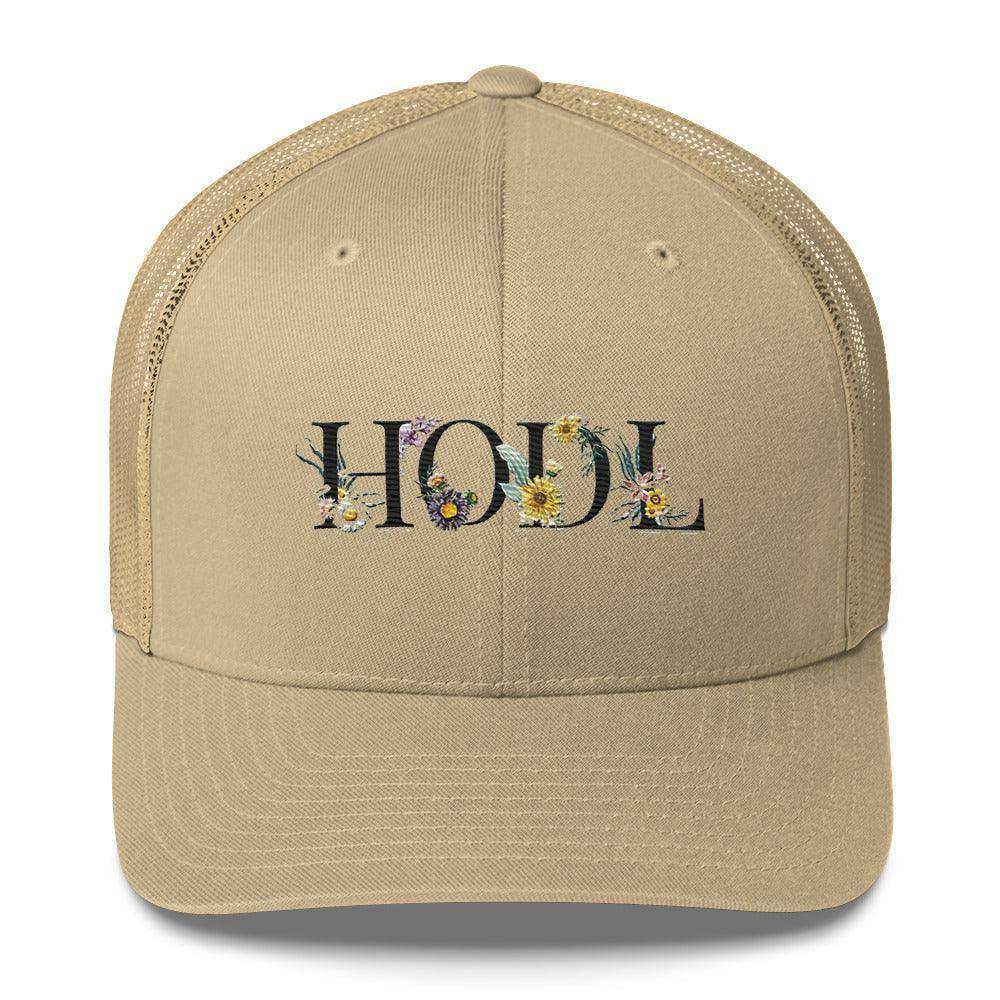HODL Flowers Trucker Cap - InvestmenTees