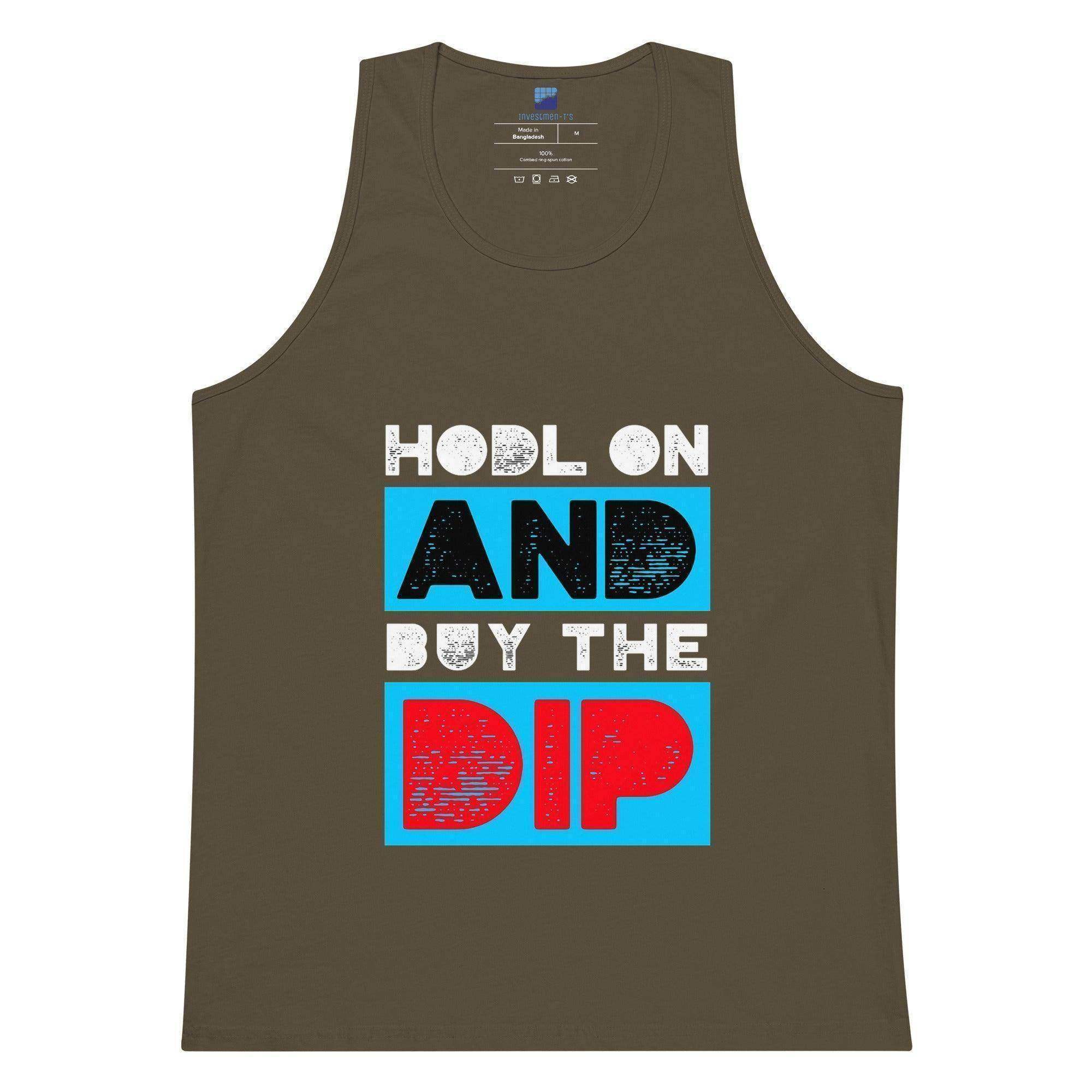 Hodl On & Buy The Dip Tank Top - InvestmenTees