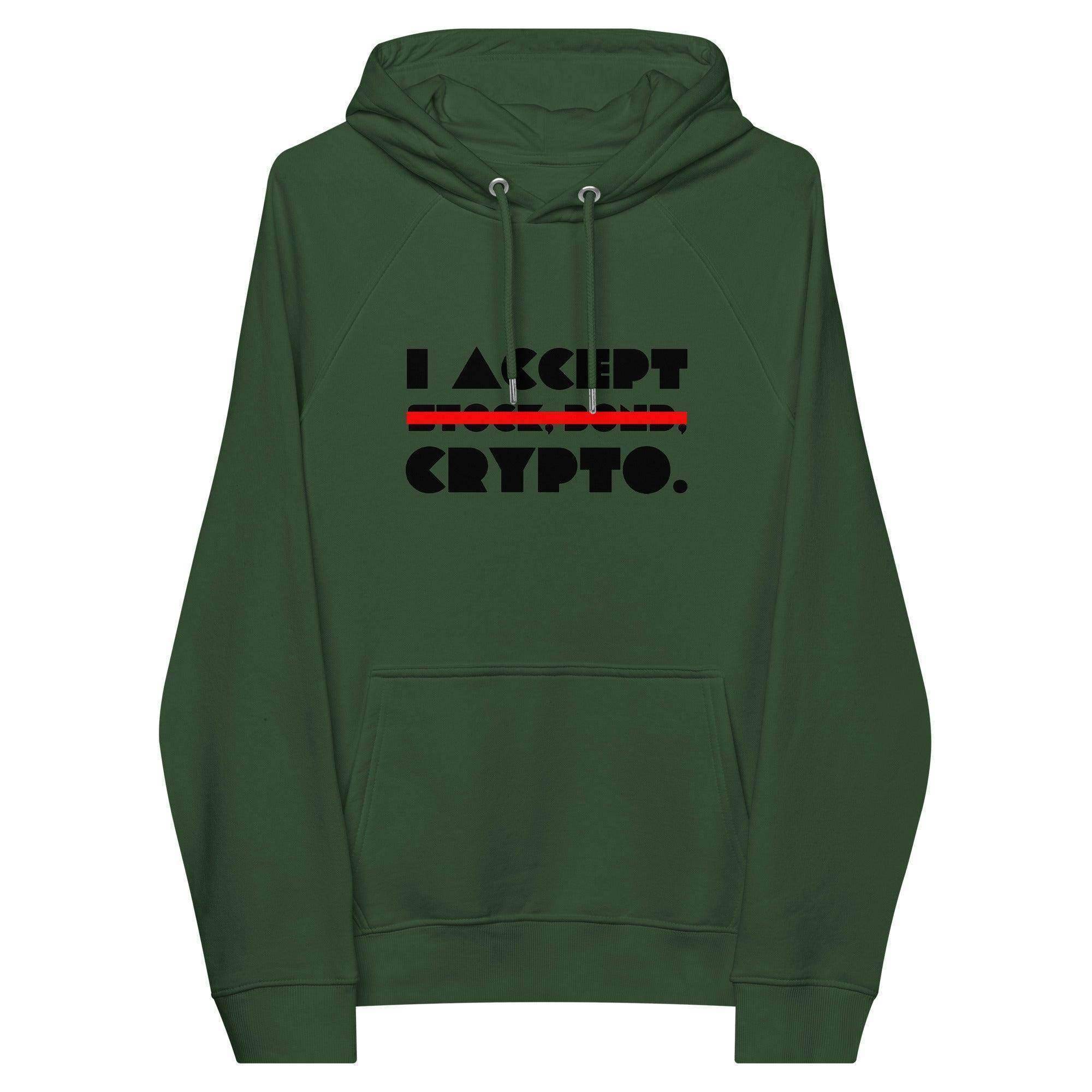 I Accept Crypto Pullover Hoodie - InvestmenTees