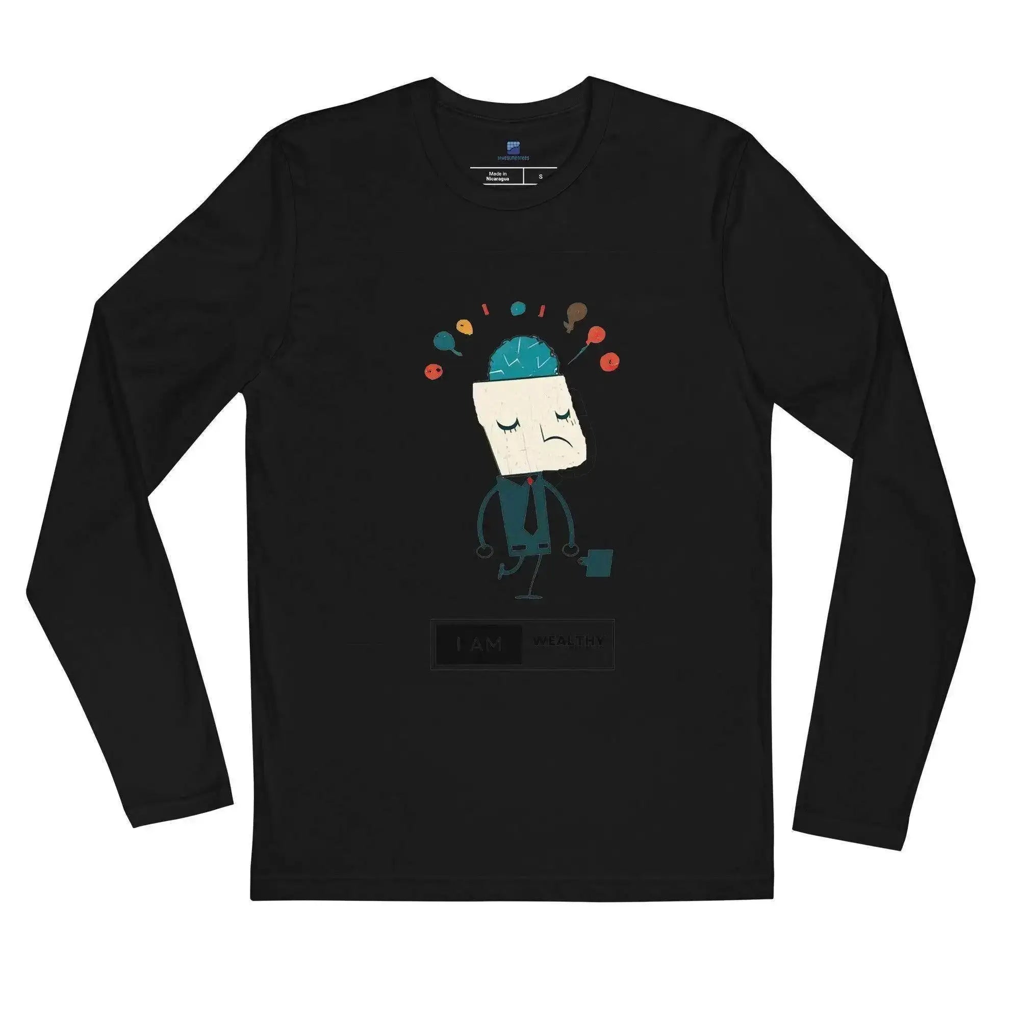 I Am A Wealthy Man Long Sleeve T-Shirt - InvestmenTees