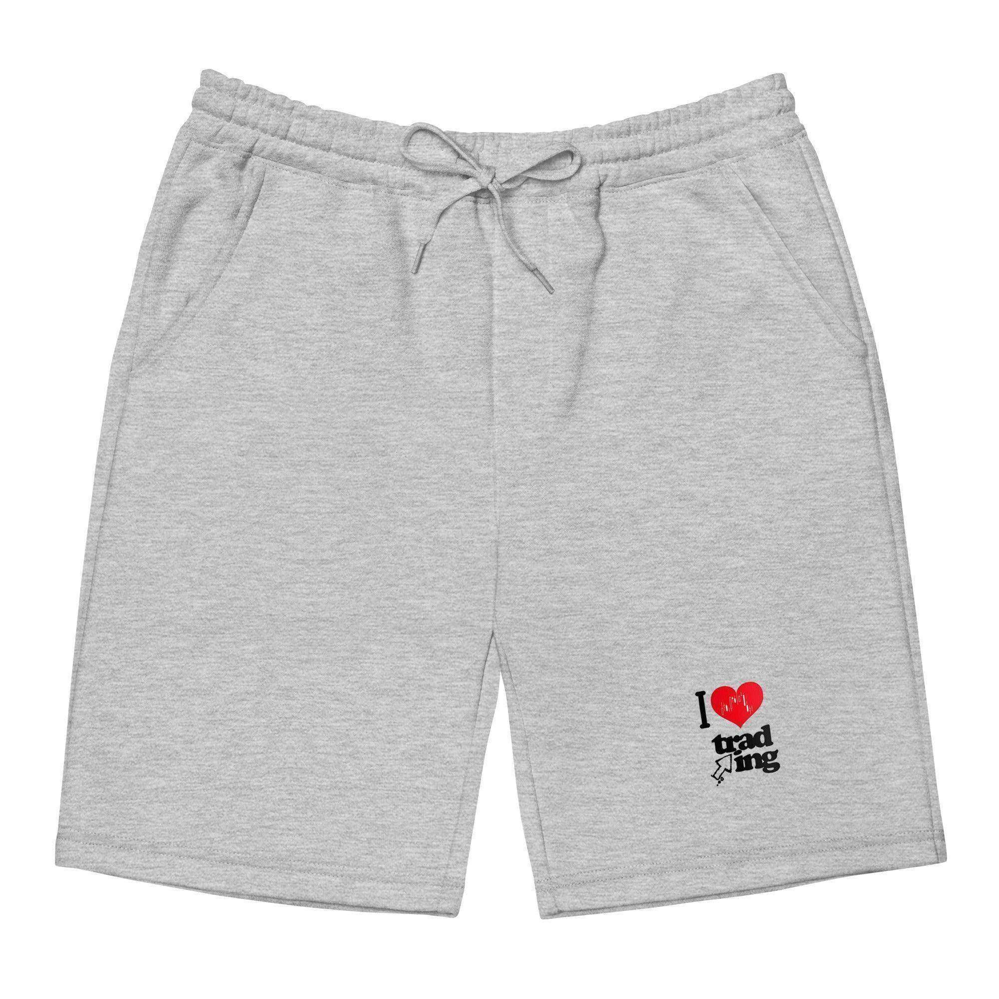 I Love Trading Fleece Shorts - InvestmenTees