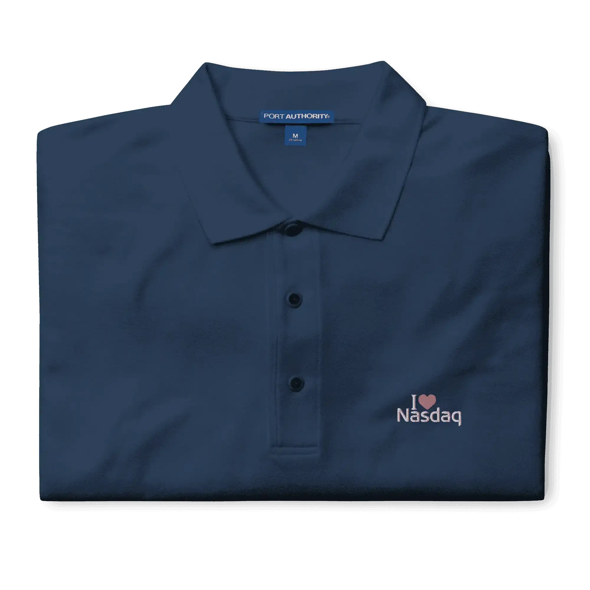 I LUV Nasdaq Polo Shirt - InvestmenTees
