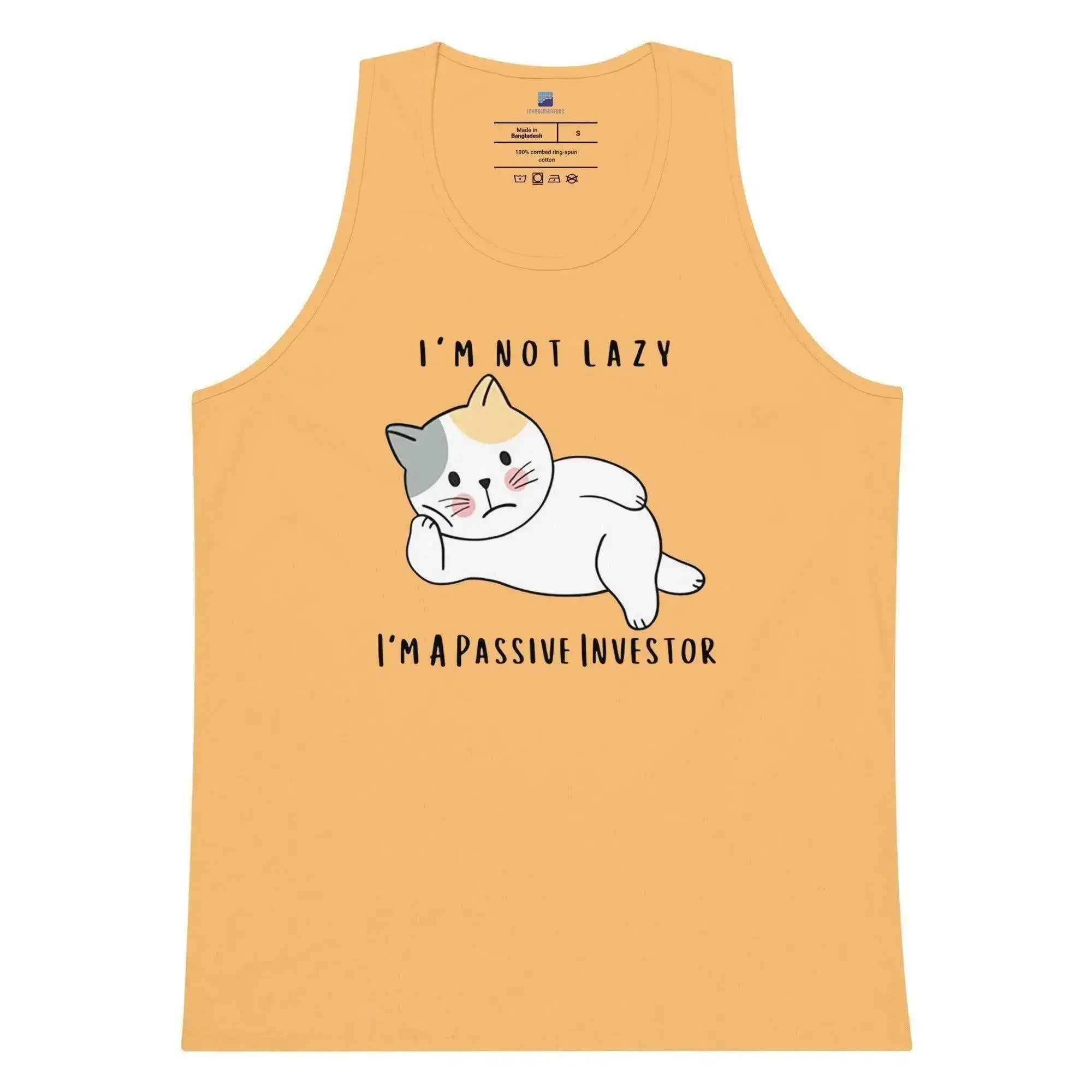 I'm A Passive Investor Tank Top - InvestmenTees
