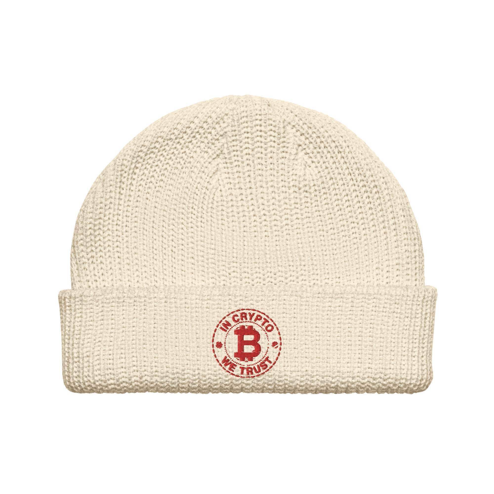 In Crypto We Trust Beanie - InvestmenTees