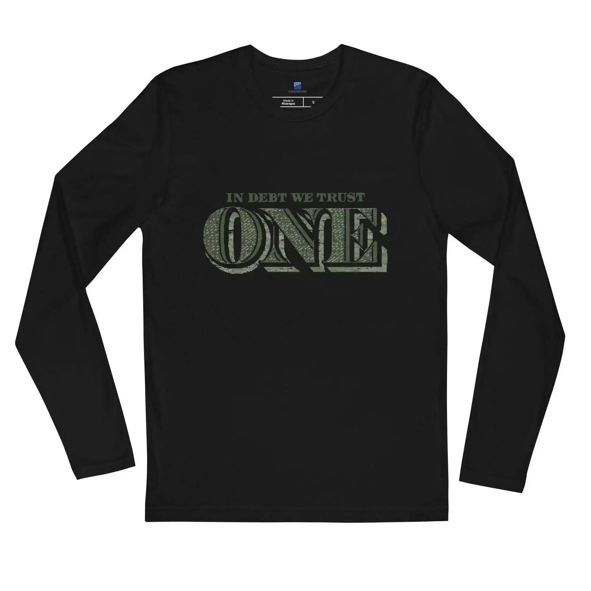 In Debt We Trust Long Sleeve T-Shirt - InvestmenTees