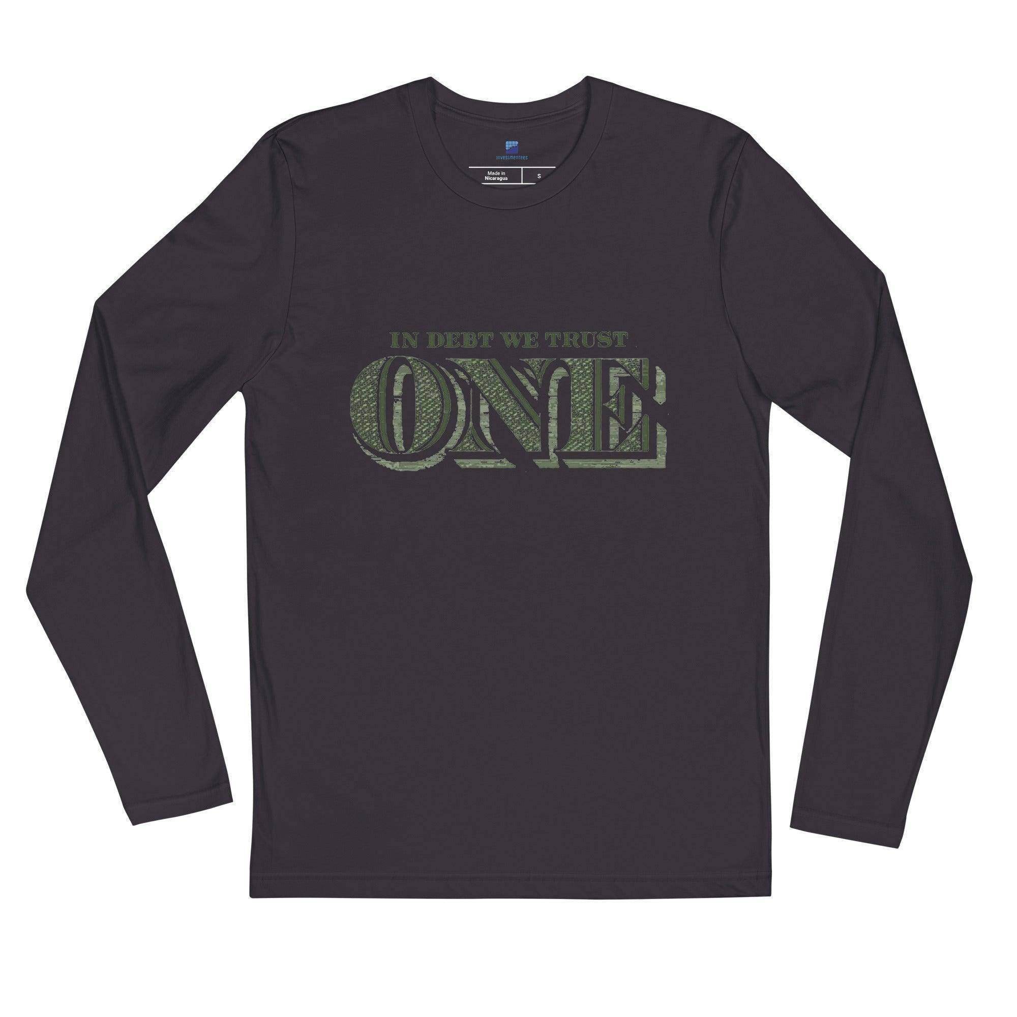 In Debt We Trust Long Sleeve T-Shirt - InvestmenTees