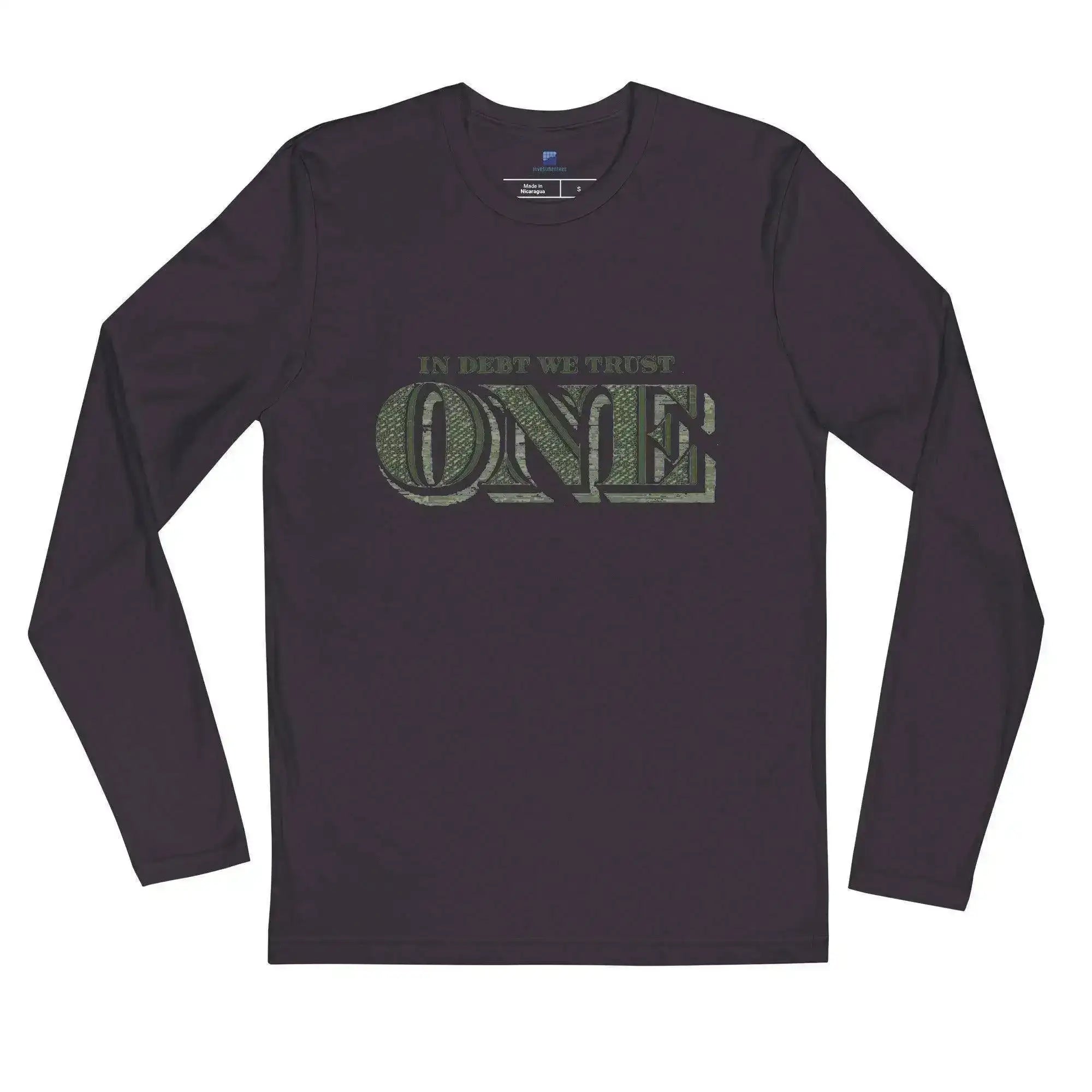 In Debt We Trust Long Sleeve T-Shirt - InvestmenTees