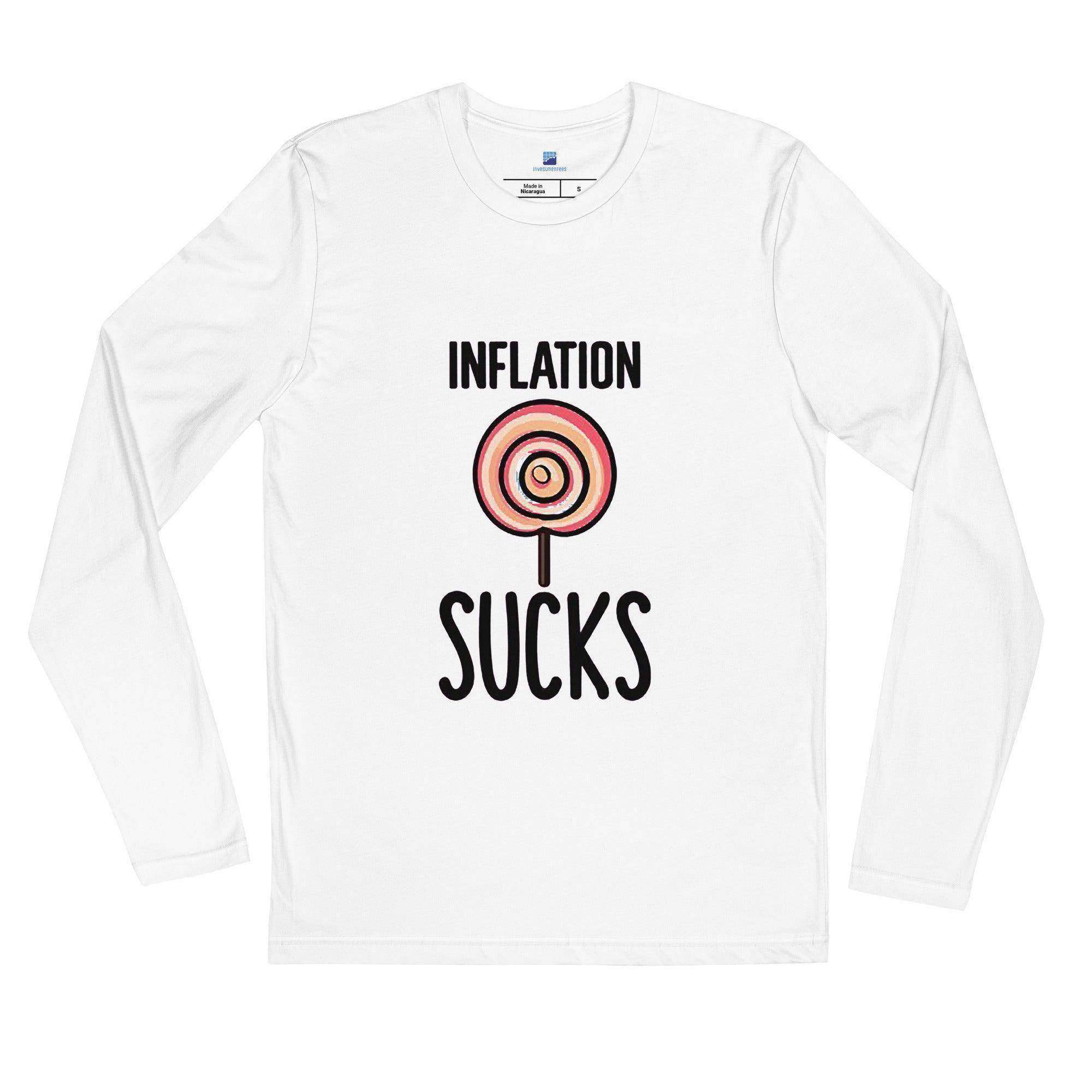 Inflation Sucks Long Sleeve T-Shirt - InvestmenTees