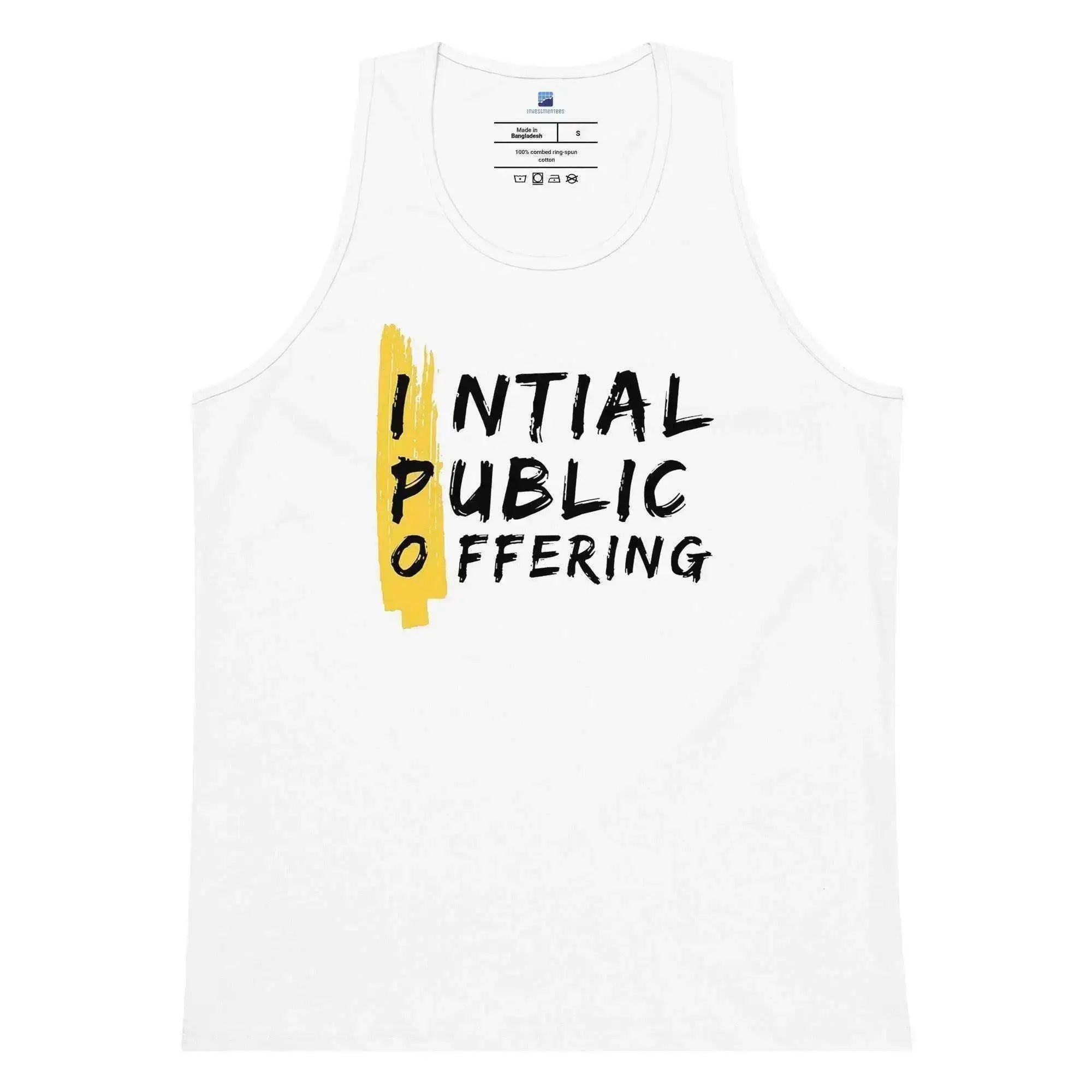 Initial Public Offering | IPO Tank Top - InvestmenTees