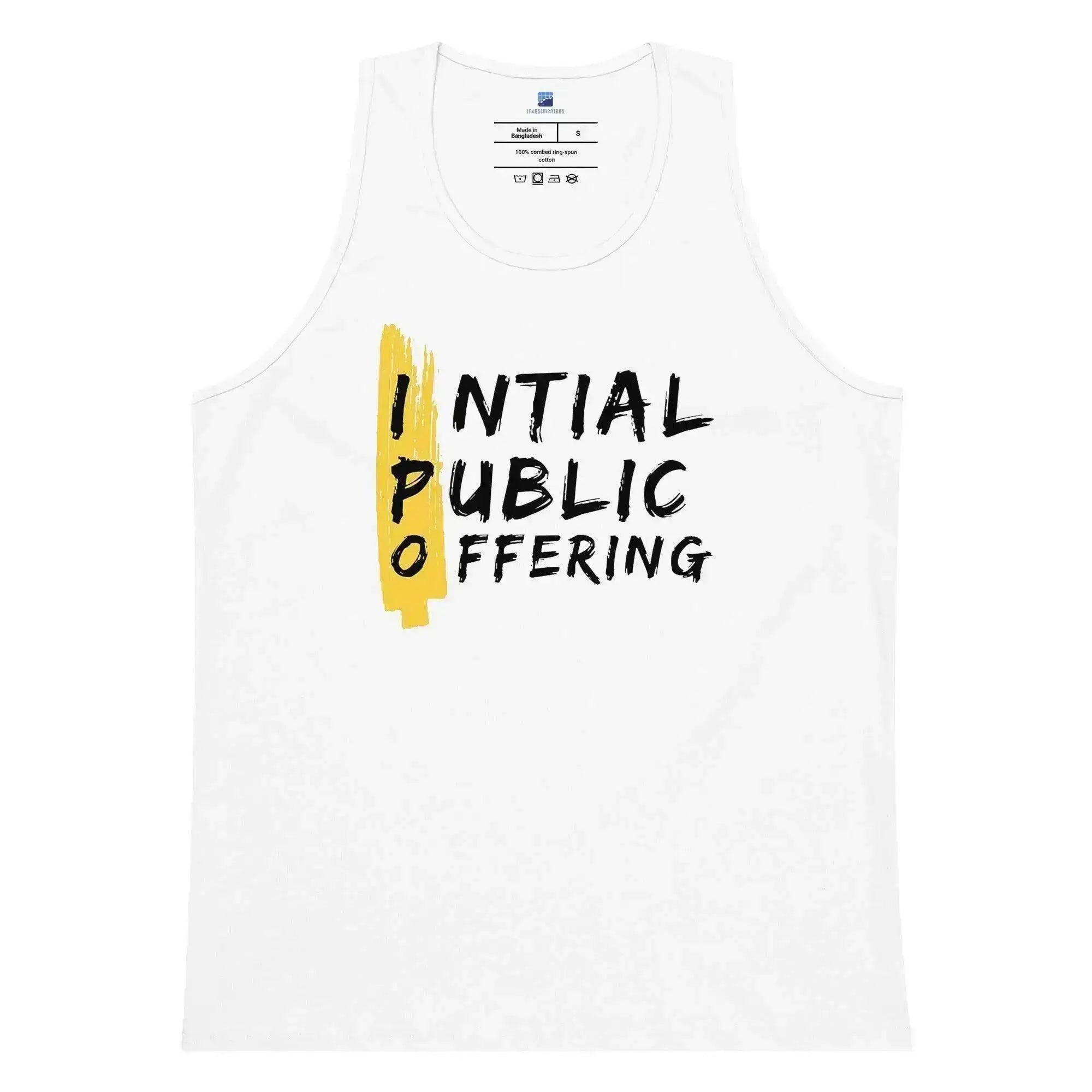 Initial Public Offering | IPO Tank Top - InvestmenTees