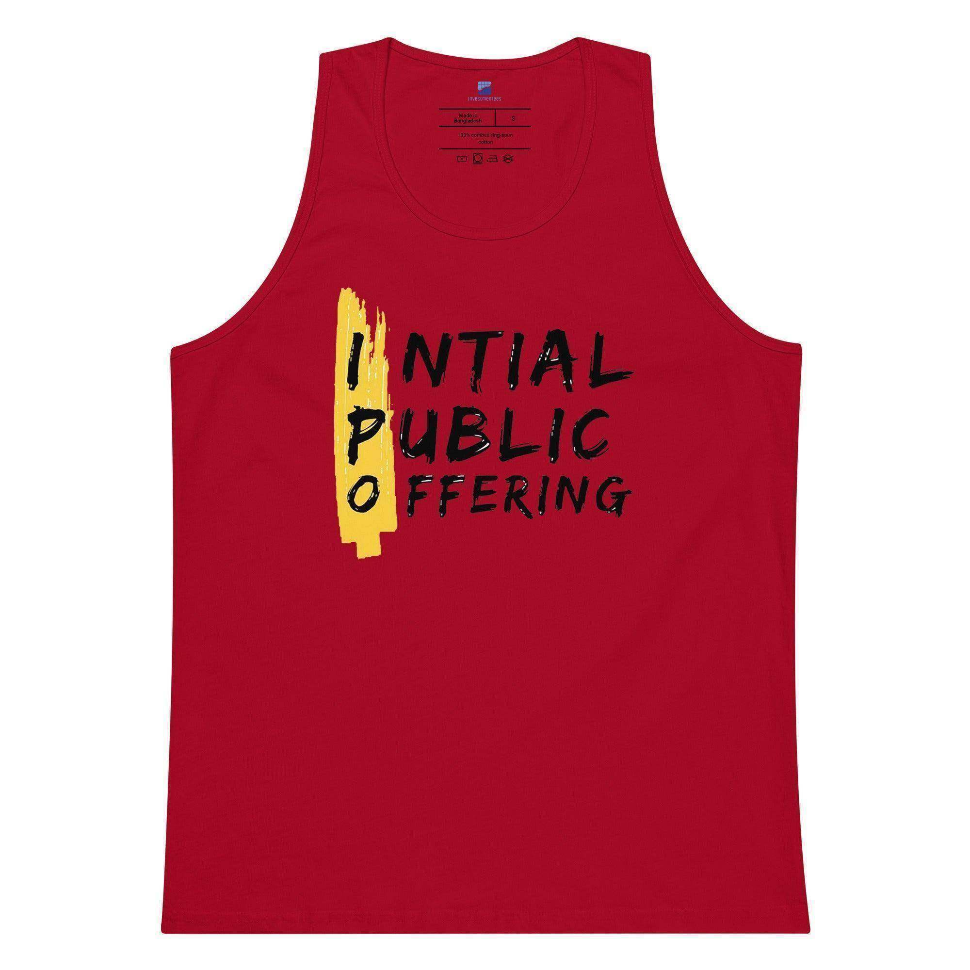 Initial Public Offering | IPO Tank Top - InvestmenTees