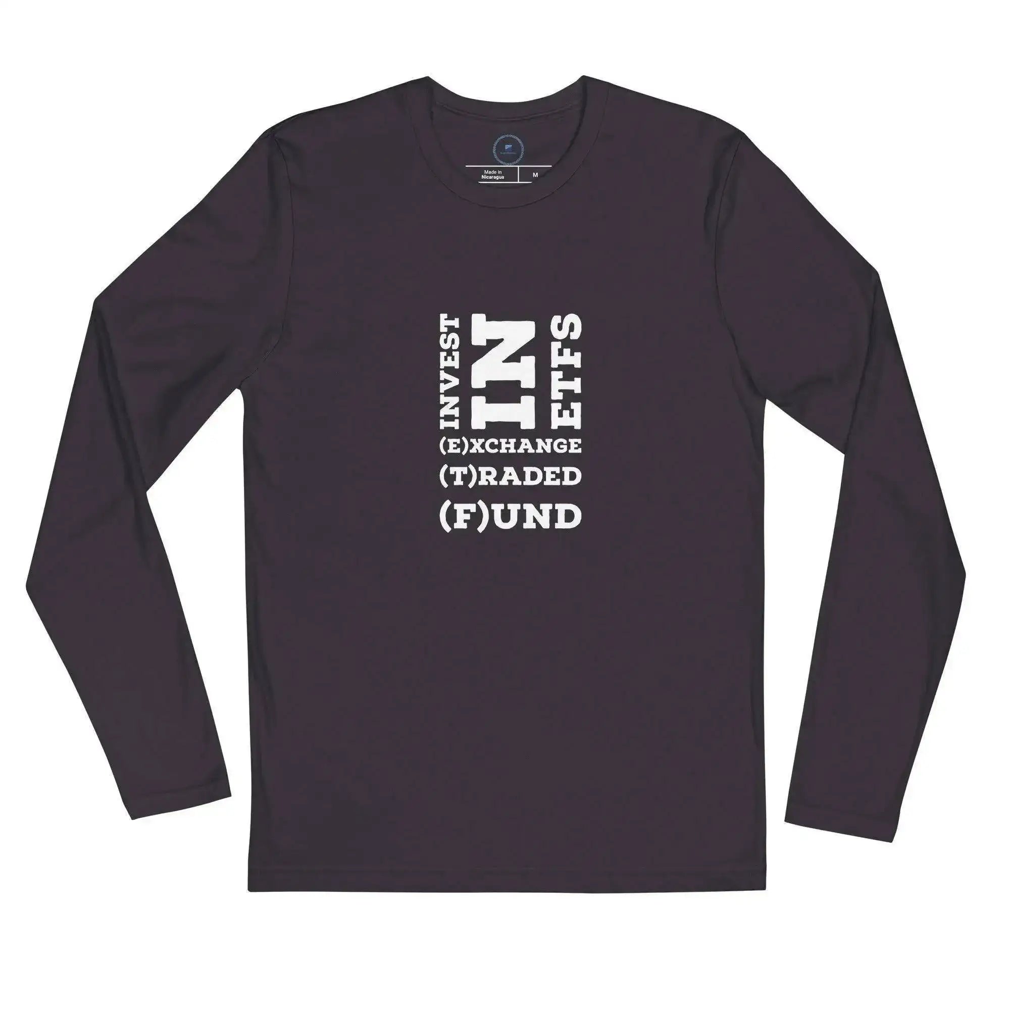 Invest In ETF's Long Sleeve T-Shirt - InvestmenTees
