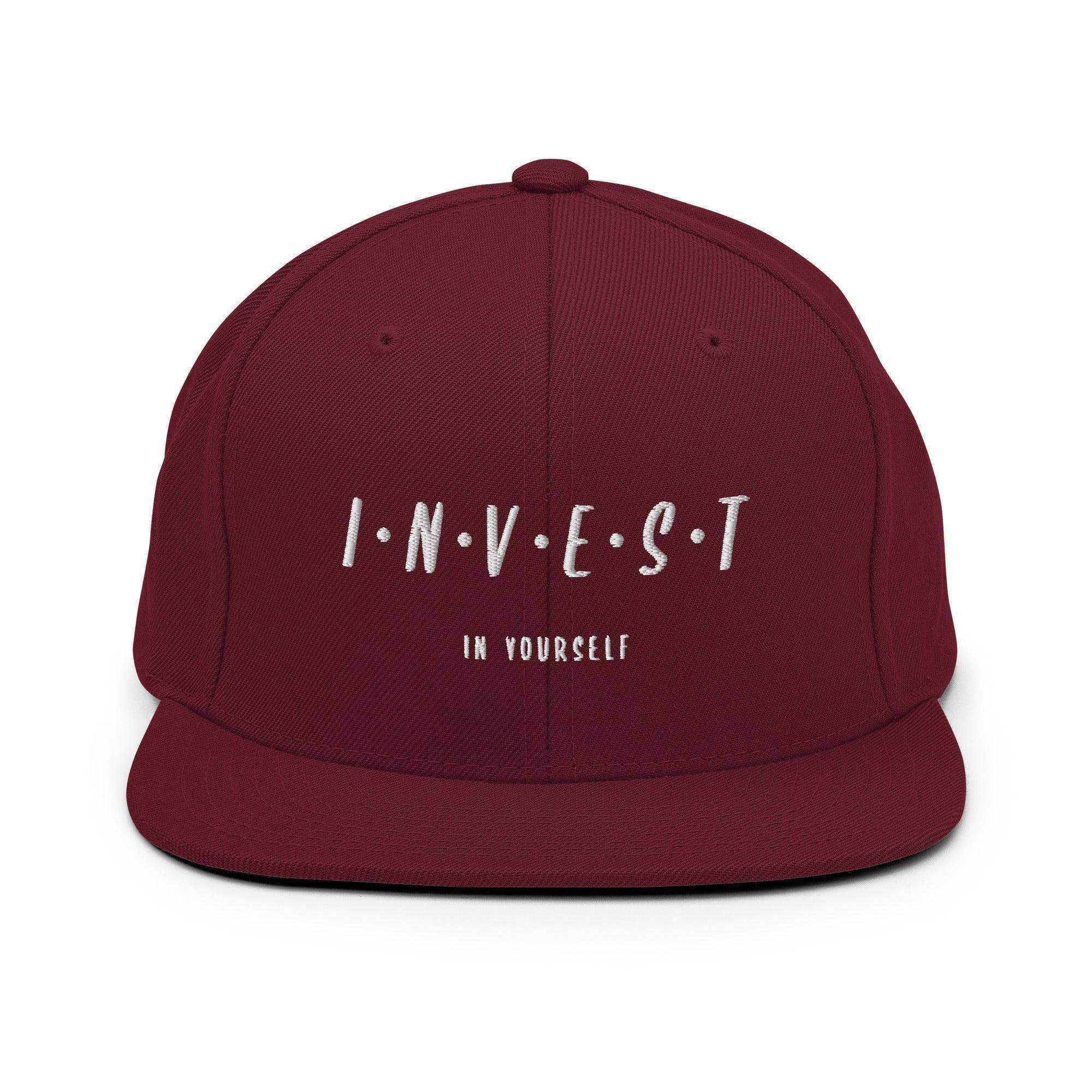 Invest In Yourself | Finance Snapback Hat - InvestmenTees